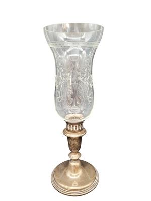 WMG & Co Kerzenständer Sterling Silber 925er mit Floralen Ornamenten