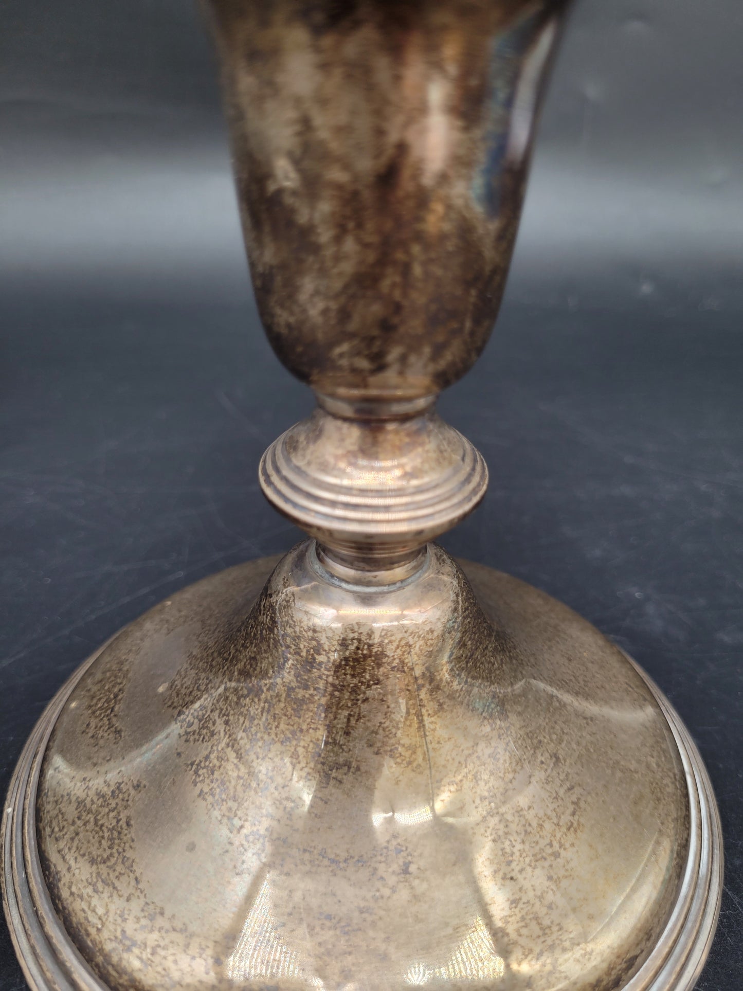 WMG & Co Kerzenständer Sterling Silber 925er mit Floralen Ornamenten