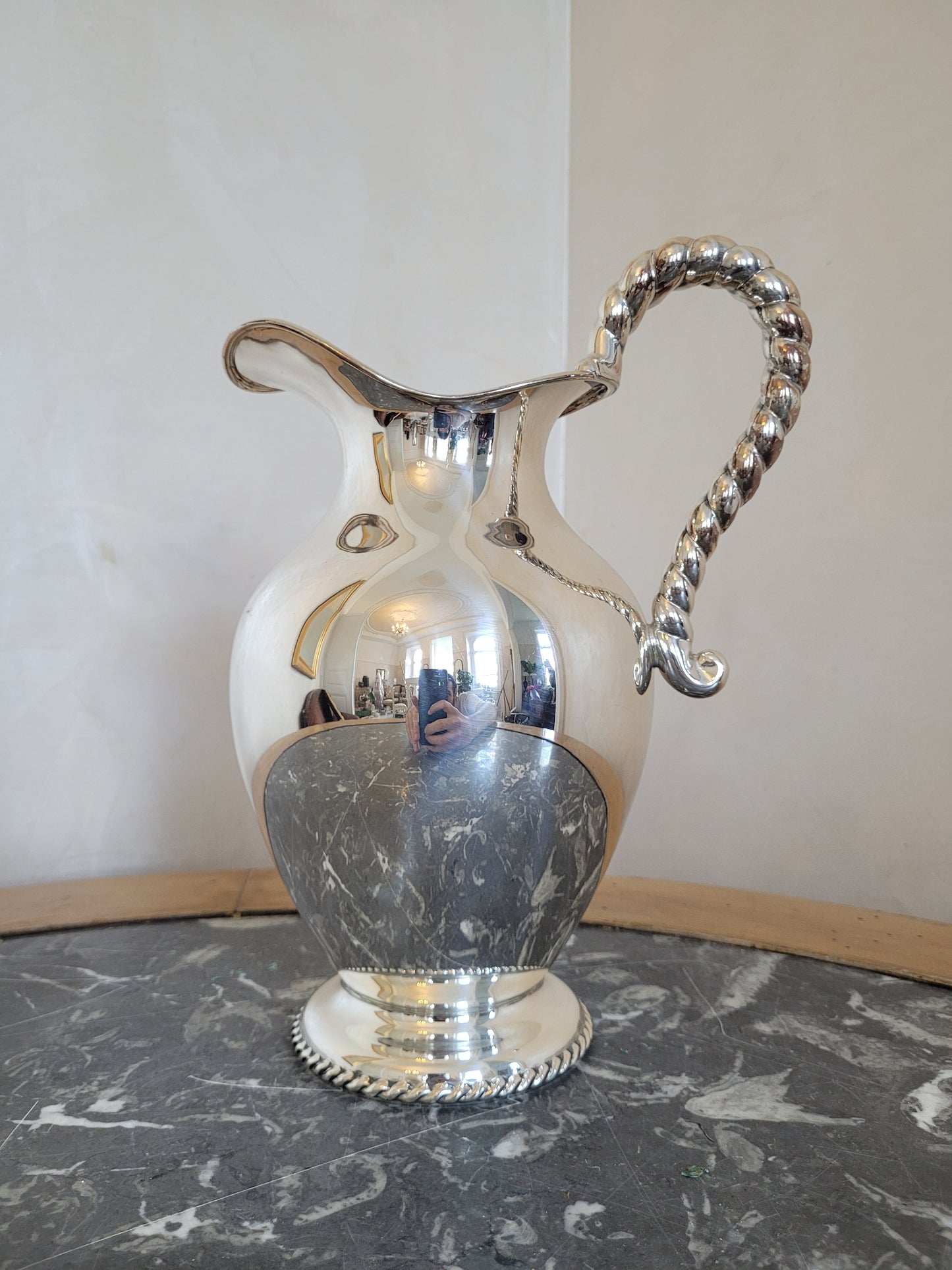 Kanne Sterling Silber 925er Deutsche Meistermarke 579g