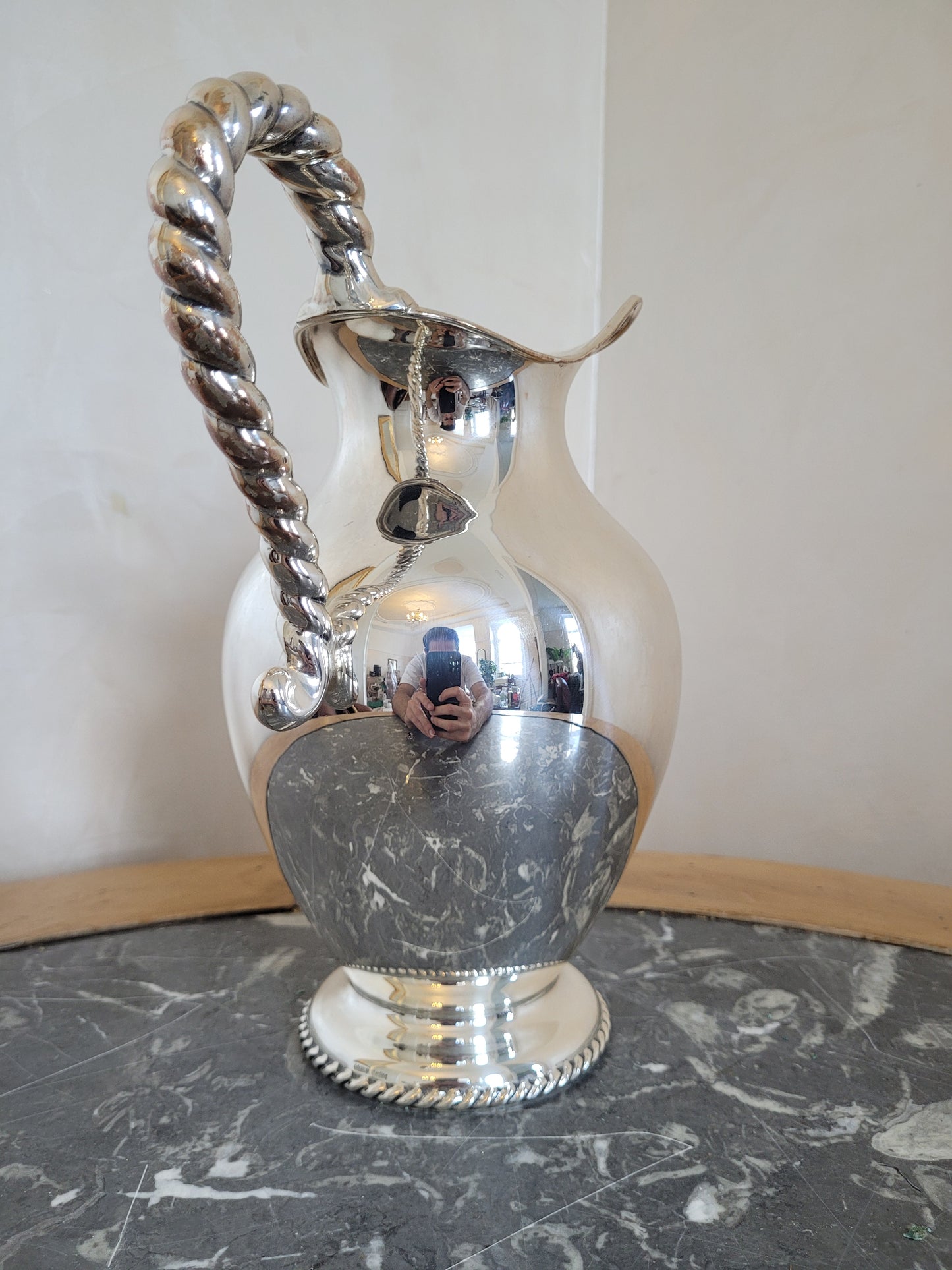 Kanne Sterling Silber 925er Deutsche Meistermarke 579g