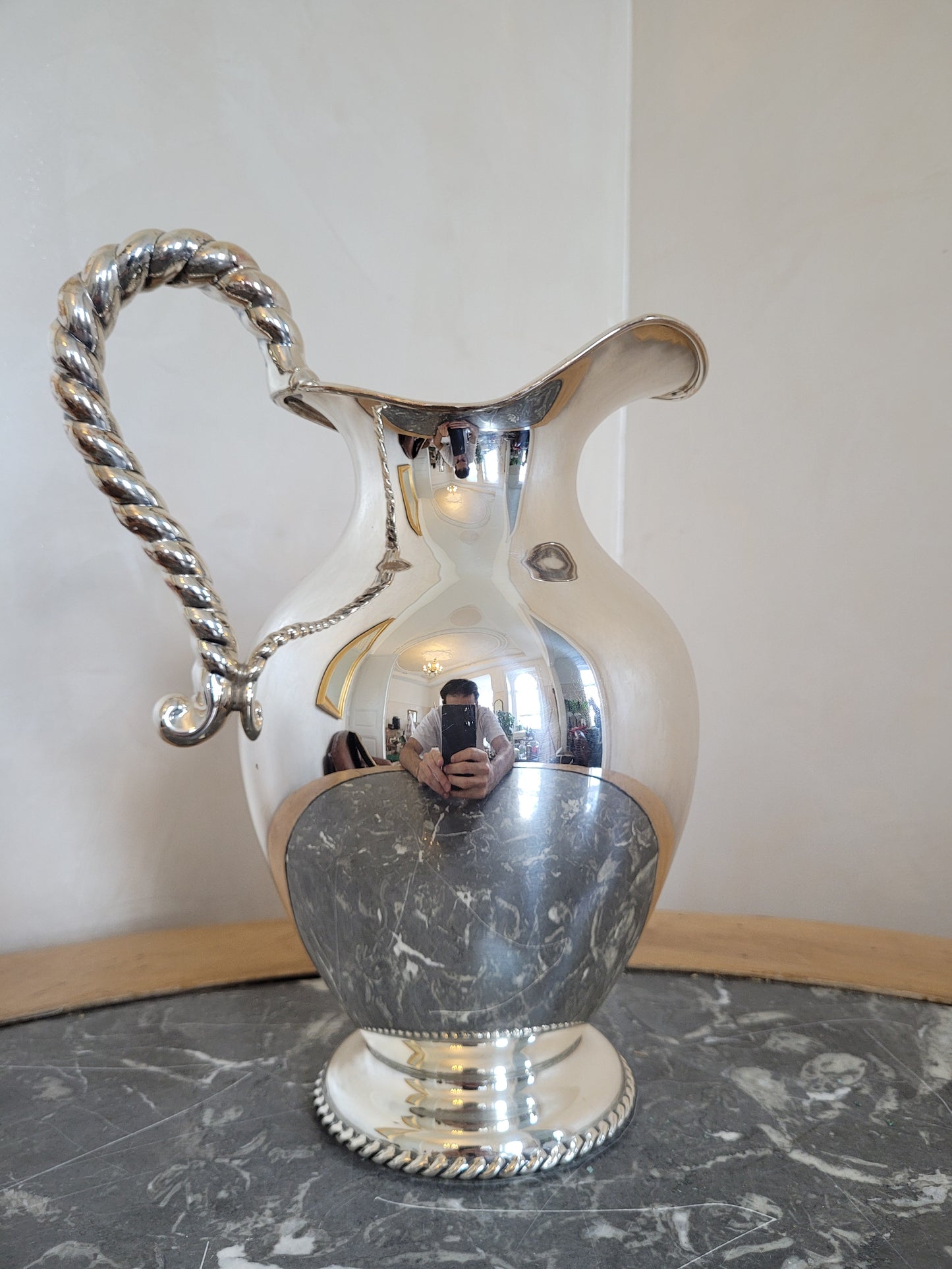 Kanne Sterling Silber 925er Deutsche Meistermarke 579g