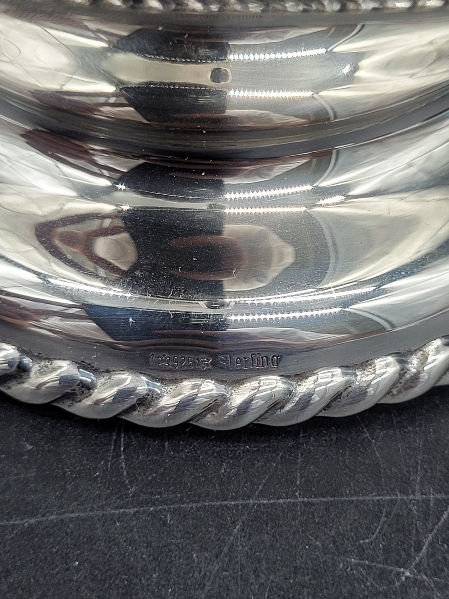 Kanne Sterling Silber 925er Deutsche Meistermarke 579g