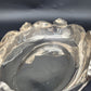 Dekorative Jugendstil Neusilber Schale Reich verziert 655g