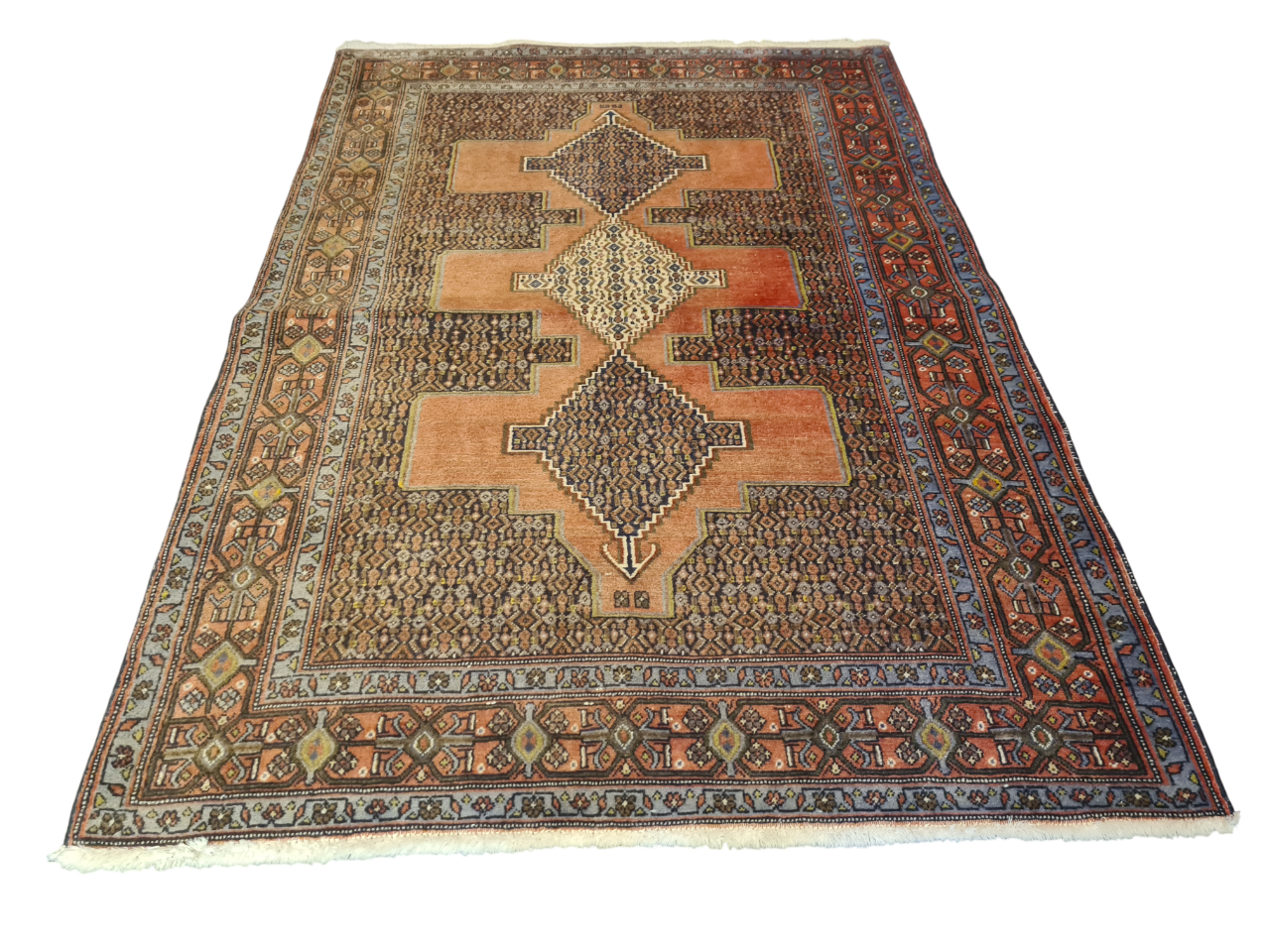 Perserteppich Orientteppich Handgeknüpfter Teppich Bidjar 180x130cm