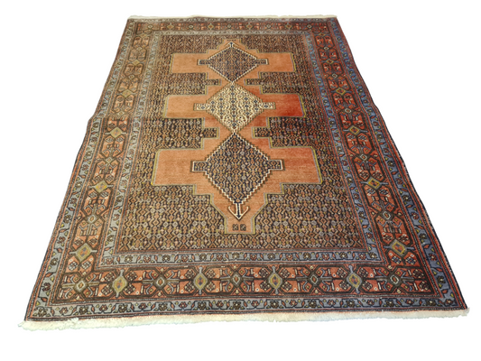 Perserteppich Orientteppich Handgeknüpfter Teppich Bidjar 180x130cm