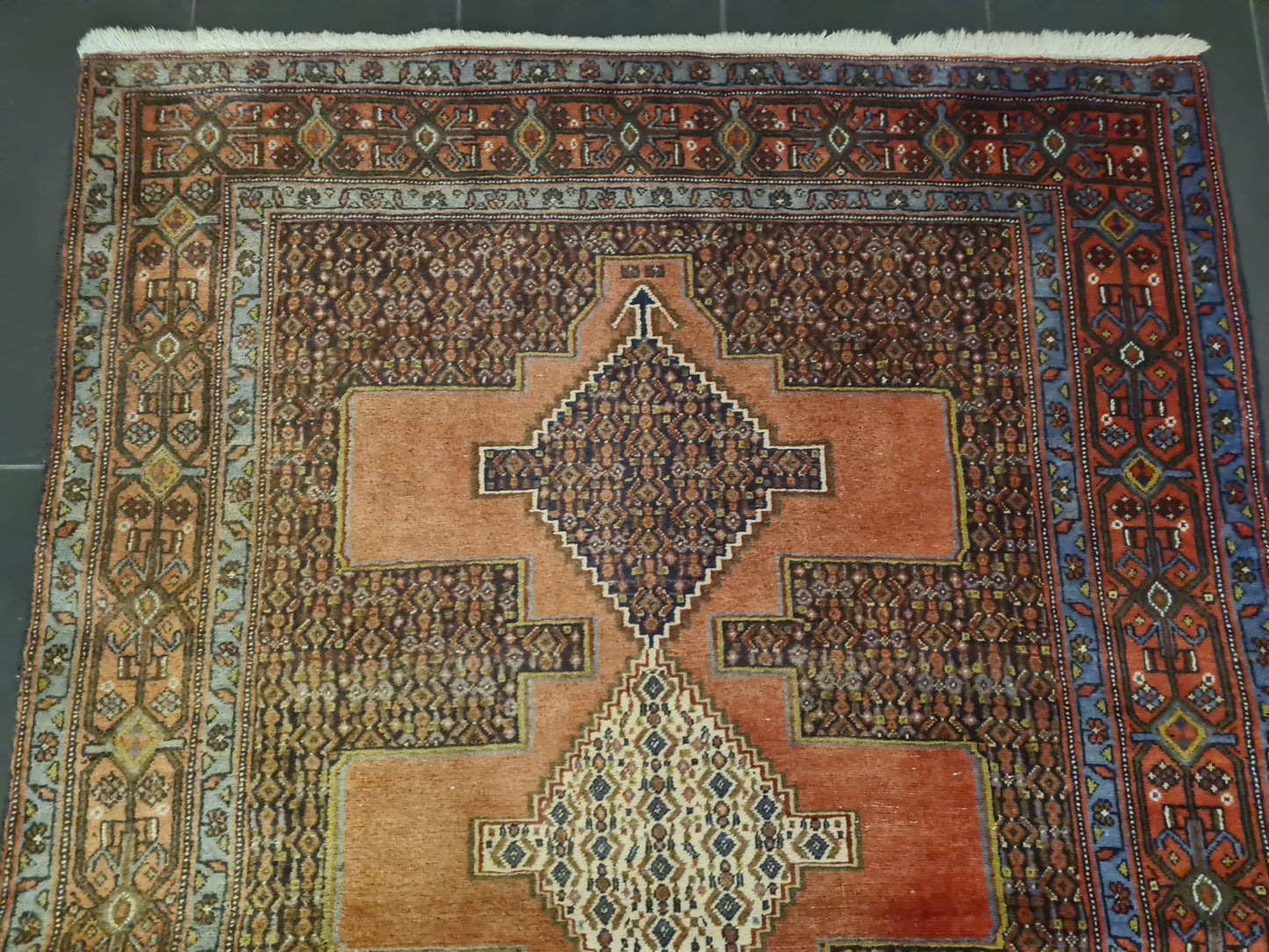 Perserteppich Orientteppich Handgeknüpfter Teppich Bidjar 180x130cm