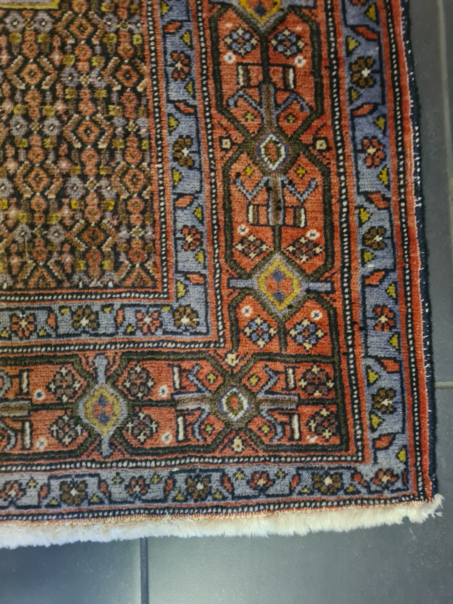 Perserteppich Orientteppich Handgeknüpfter Teppich Bidjar 180x130cm