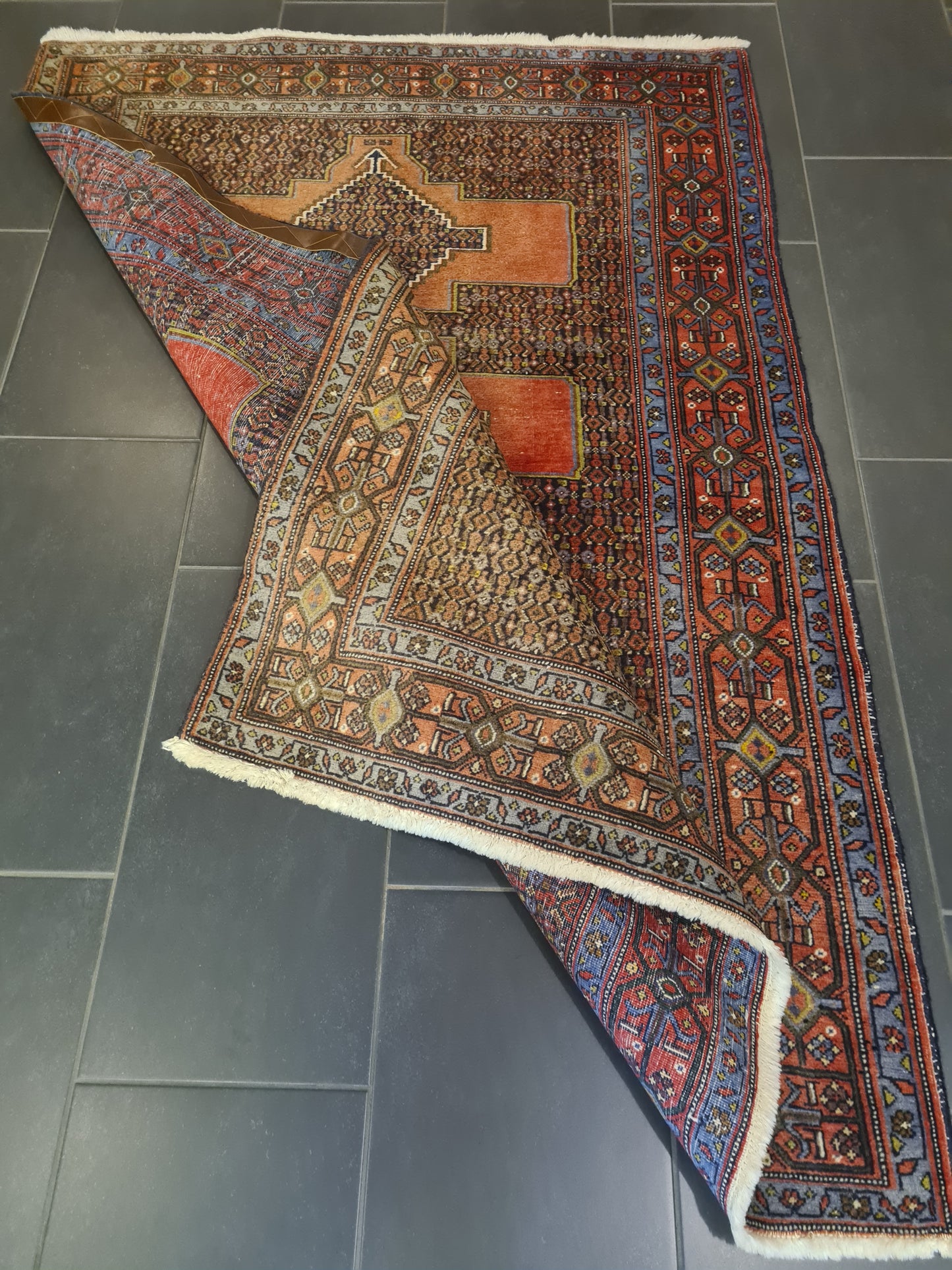 Perserteppich Orientteppich Handgeknüpfter Teppich Bidjar 180x130cm