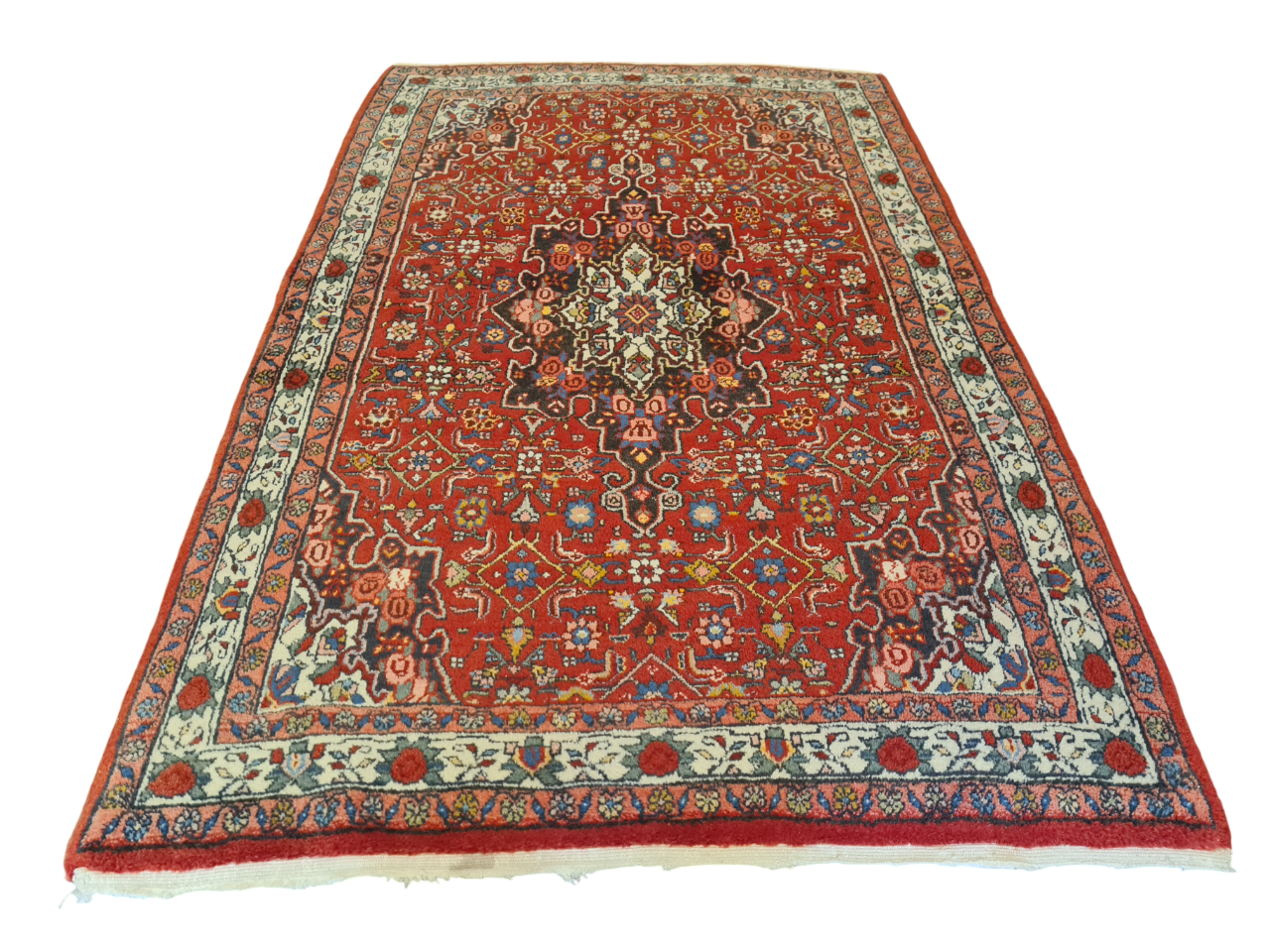 Perserteppich Orientteppich Handgeknüpfter Teppich Bidjar 175x115cm