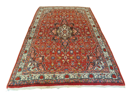 Perserteppich Orientteppich Handgeknüpfter Teppich Bidjar 175x115cm