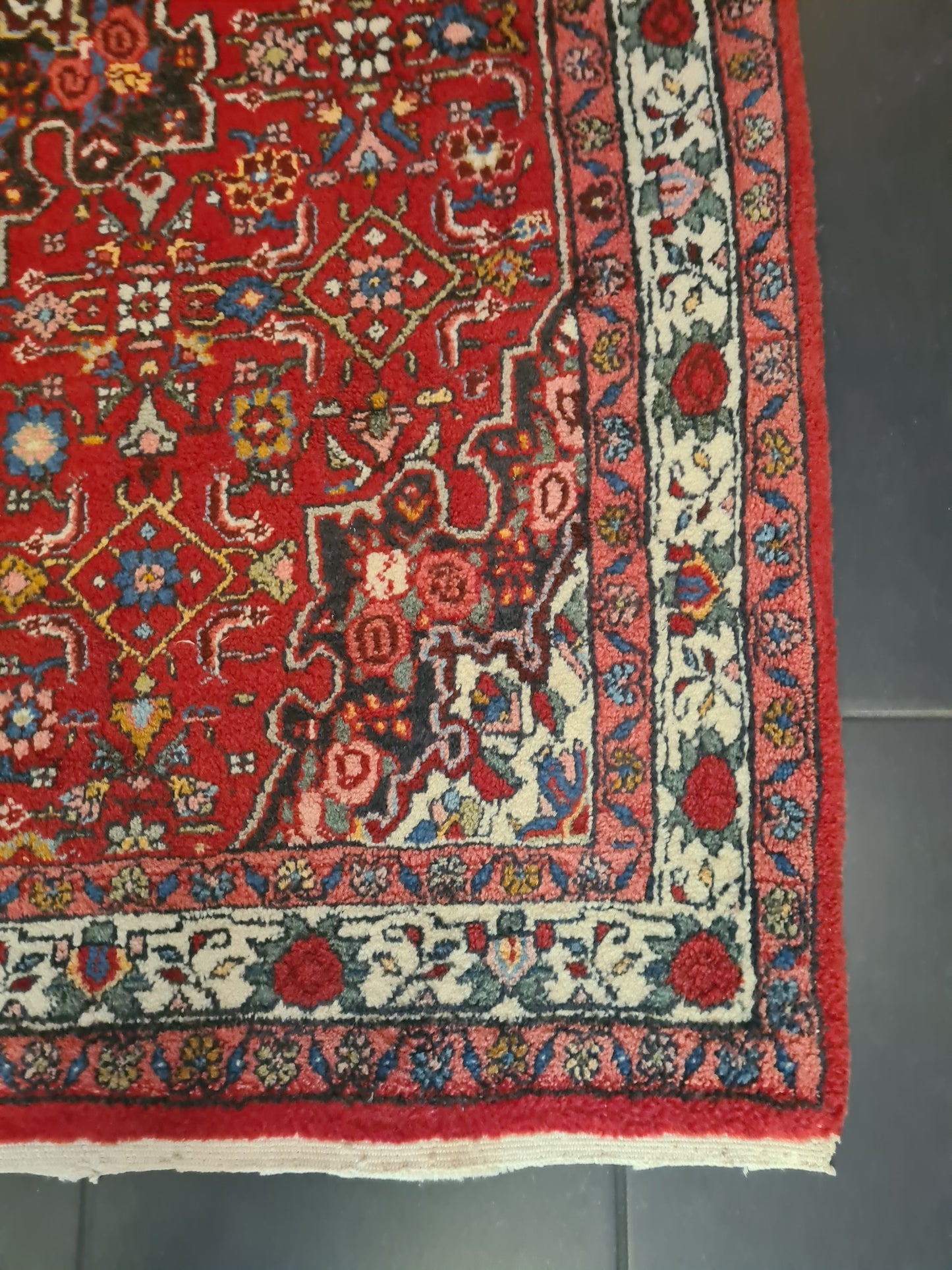 Perserteppich Orientteppich Handgeknüpfter Teppich Bidjar 175x115cm