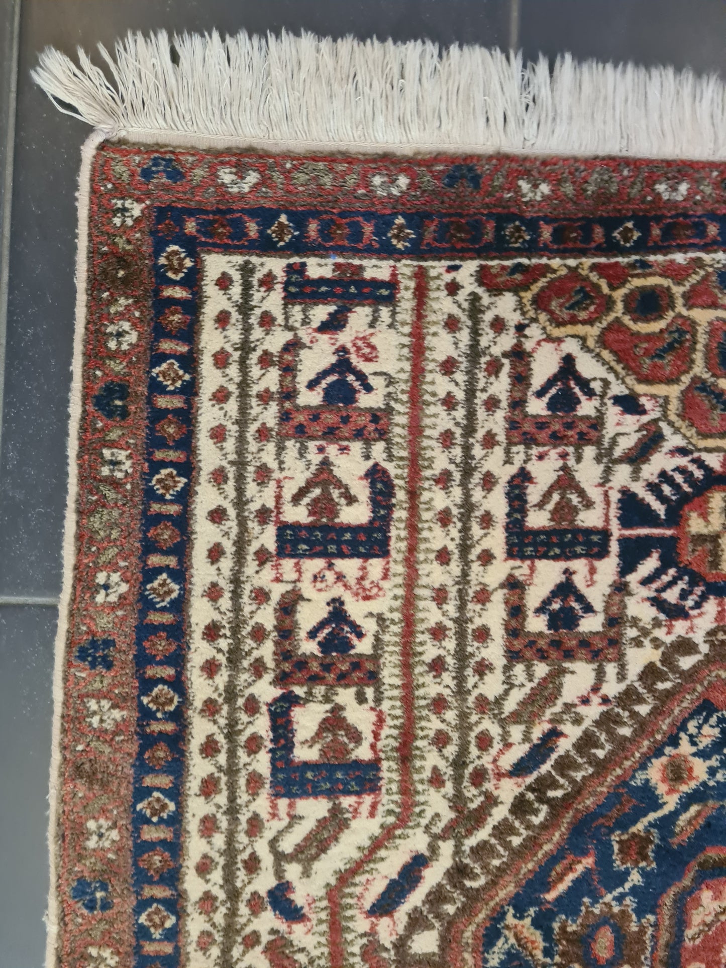 Perserteppich Orientteppich Handgeknüpfter Teppich Malaya 110x80cm
