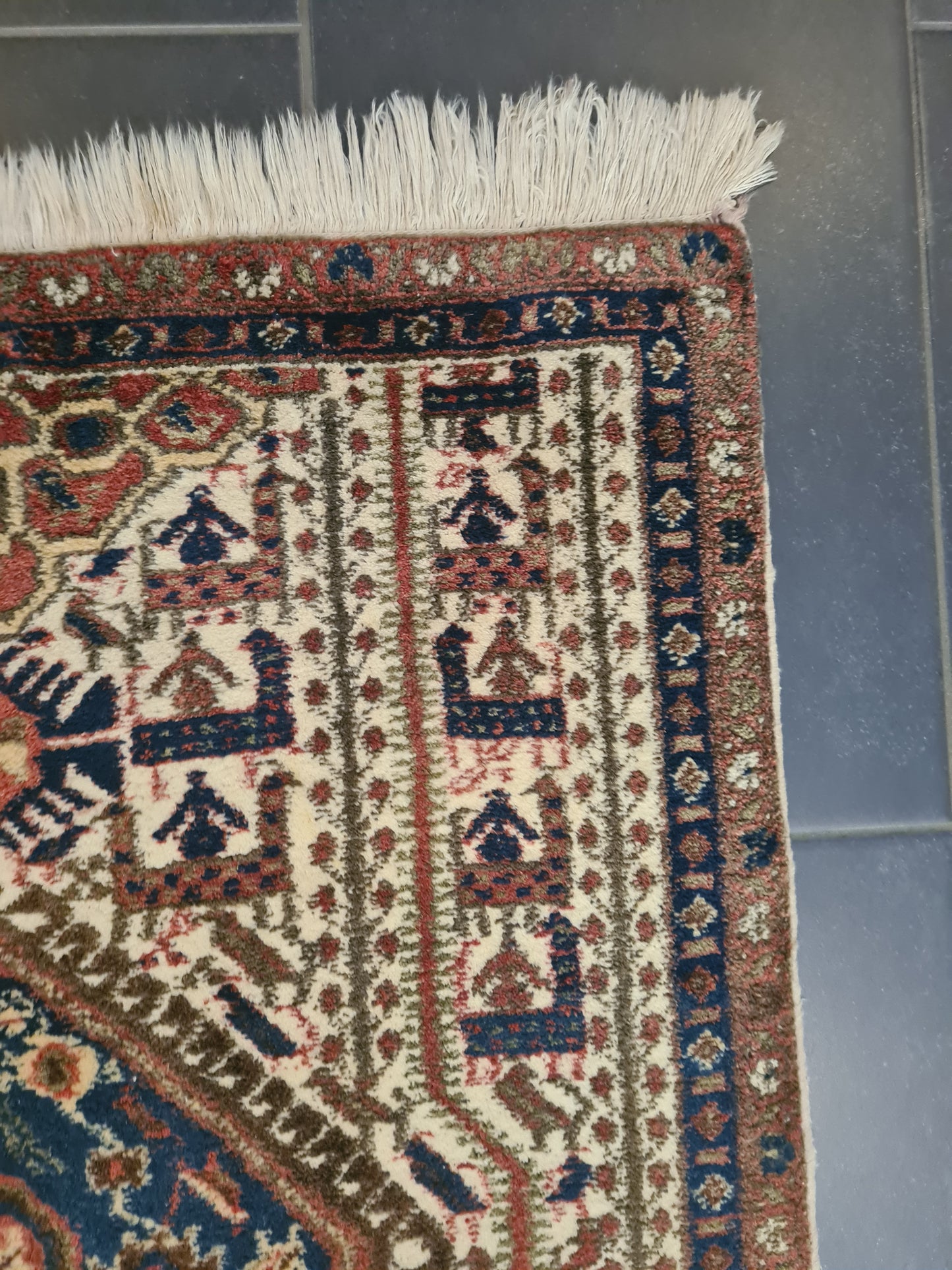 Perserteppich Orientteppich Handgeknüpfter Teppich Malaya 110x80cm