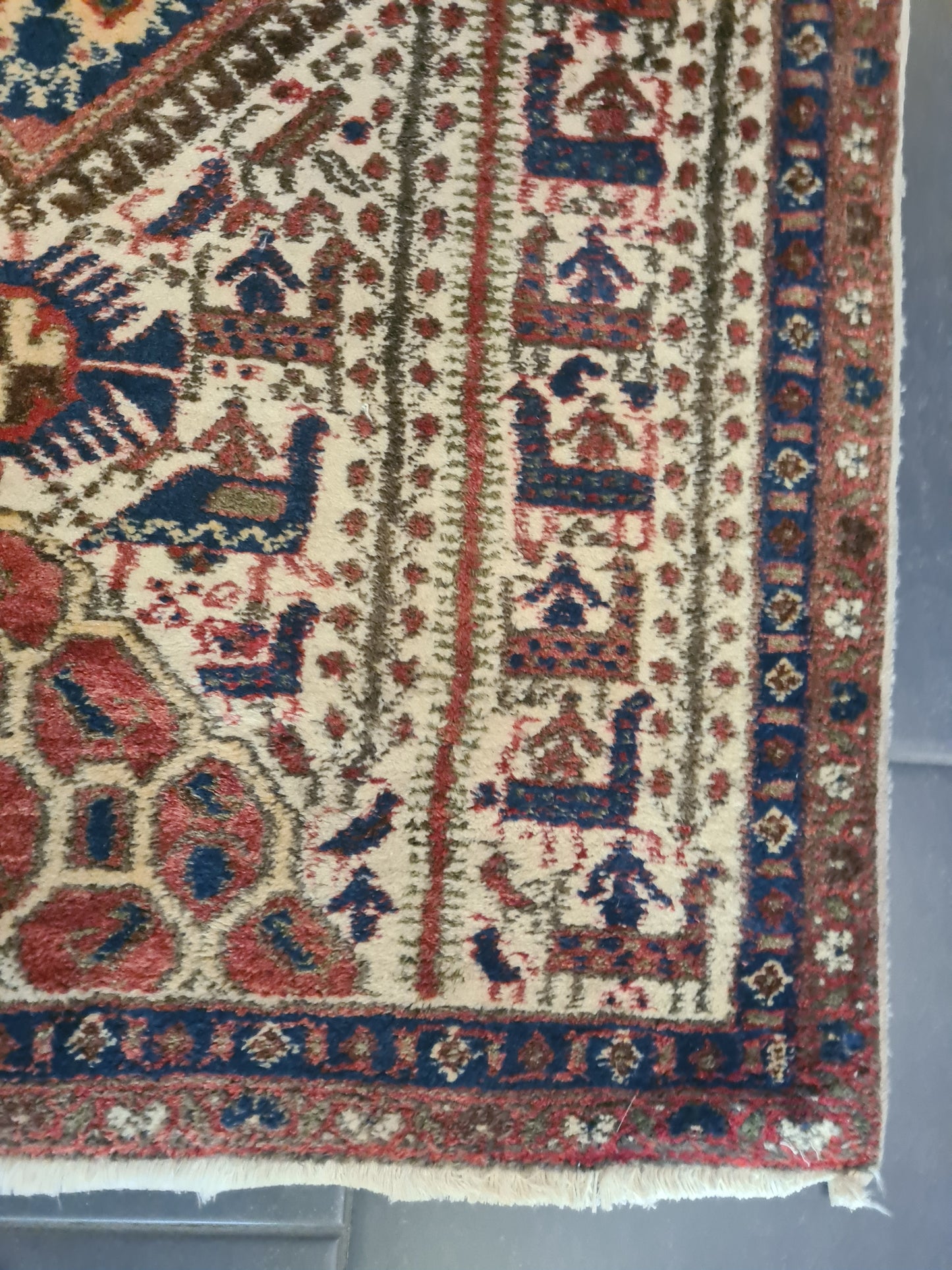 Perserteppich Orientteppich Handgeknüpfter Teppich Malaya 110x80cm