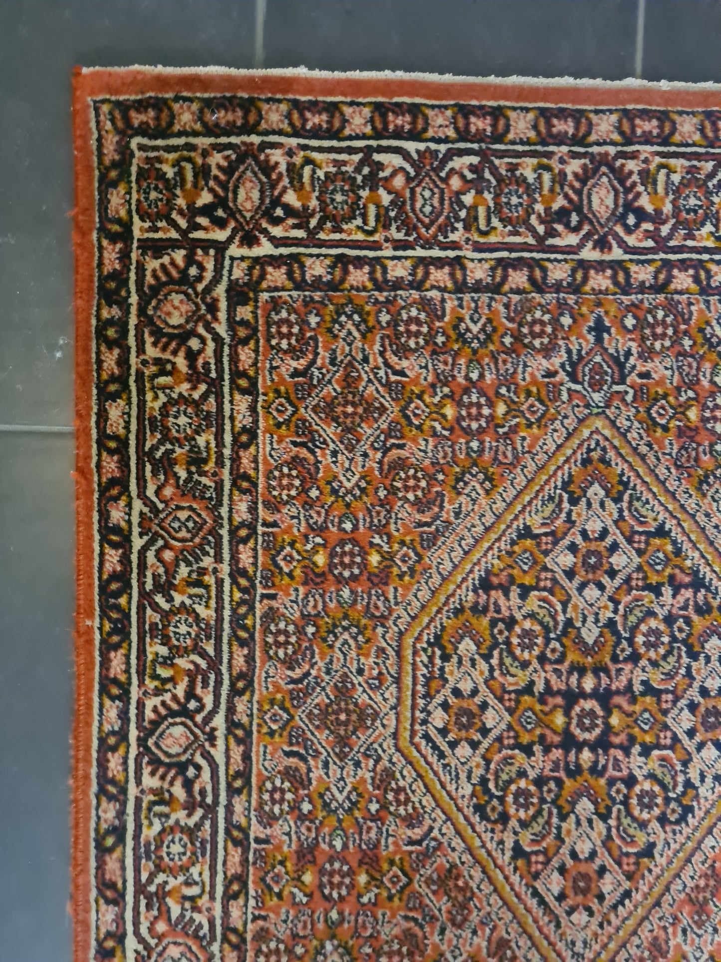 Perserteppich Orientteppich Handgeknüpfter Teppich Bidjar 300x85cm