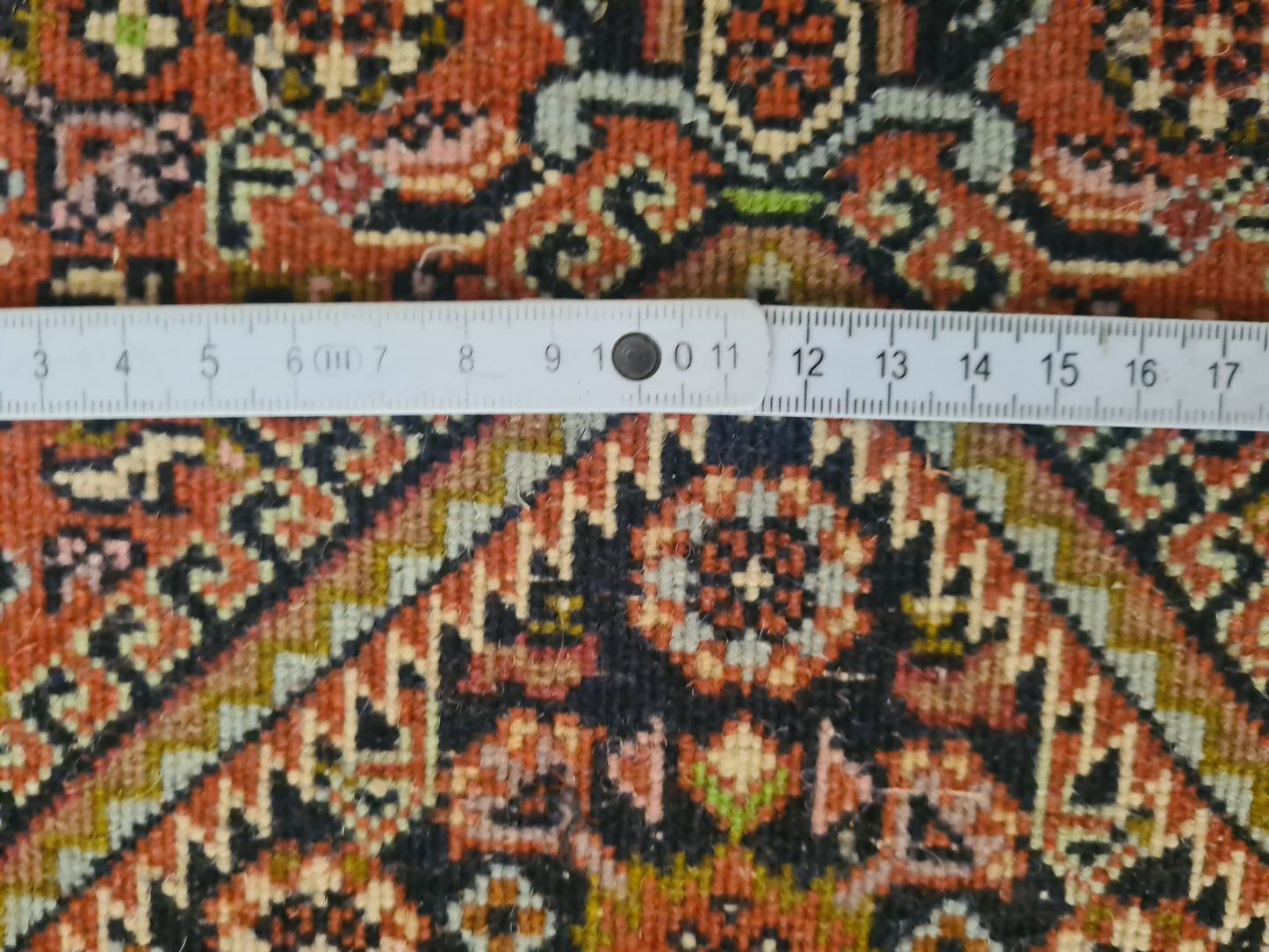 Perserteppich Orientteppich Handgeknüpfter Teppich Bidjar 300x85cm