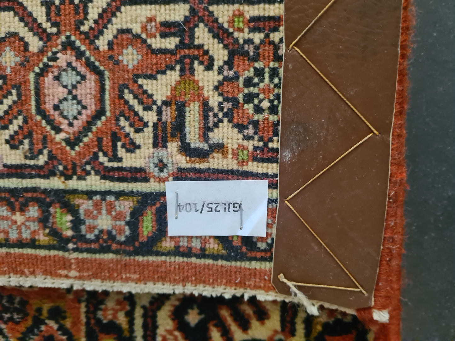 Perserteppich Orientteppich Handgeknüpfter Teppich Bidjar 300x85cm