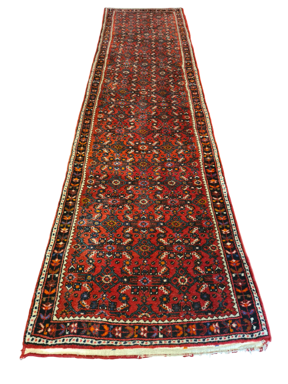 Perserteppich Orientteppich Handgeknüpfter Teppich Malaya 310x80cm