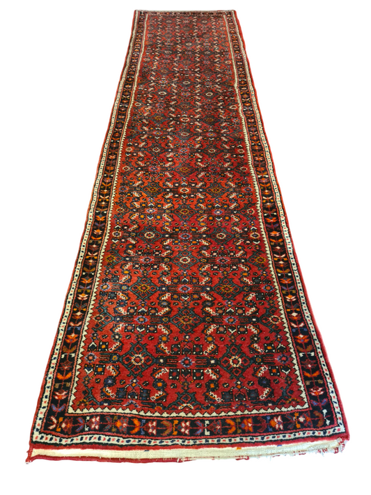 Perserteppich Orientteppich Handgeknüpfter Teppich Malaya 310x80cm