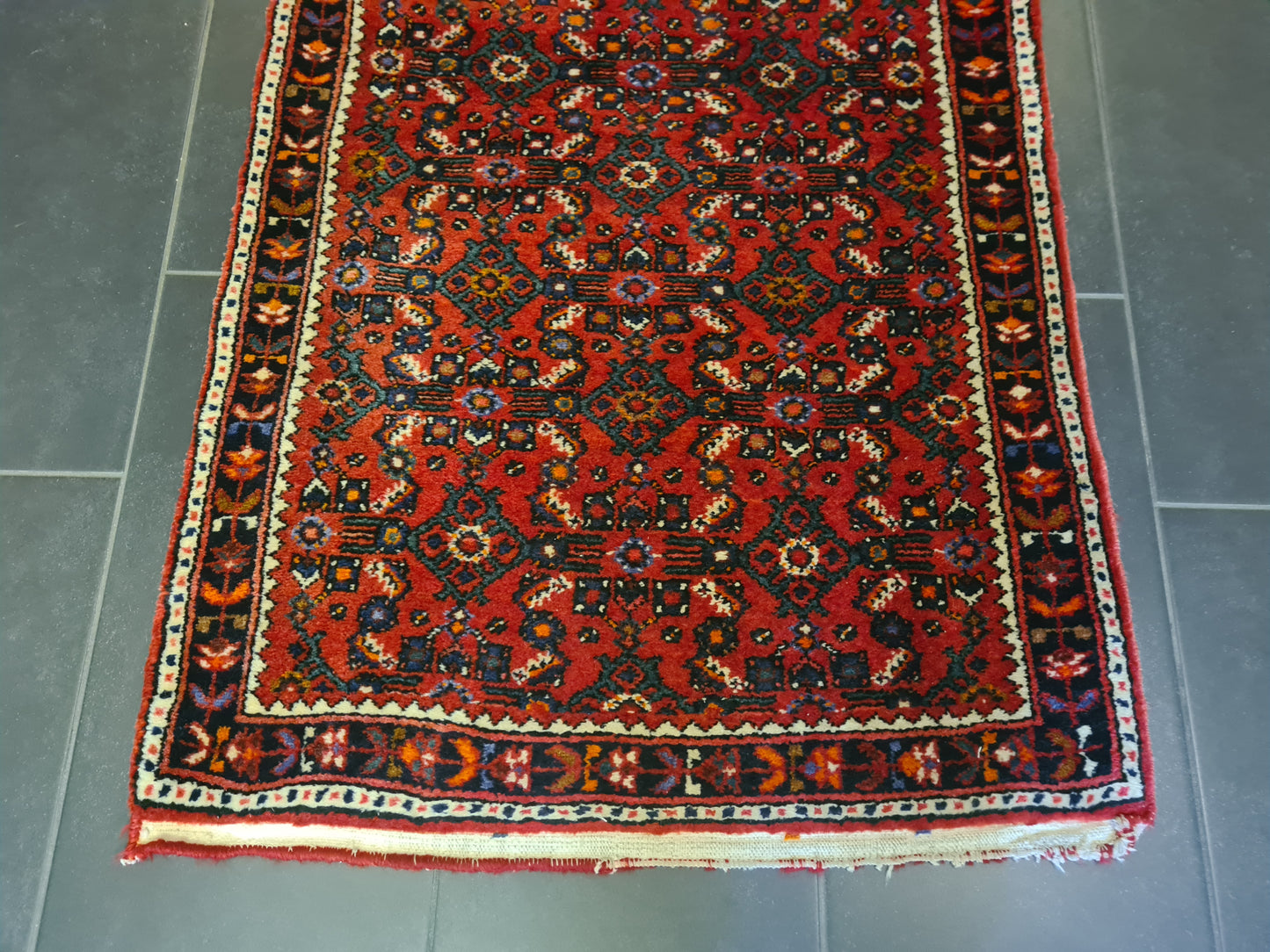 Perserteppich Orientteppich Handgeknüpfter Teppich Malaya 310x80cm