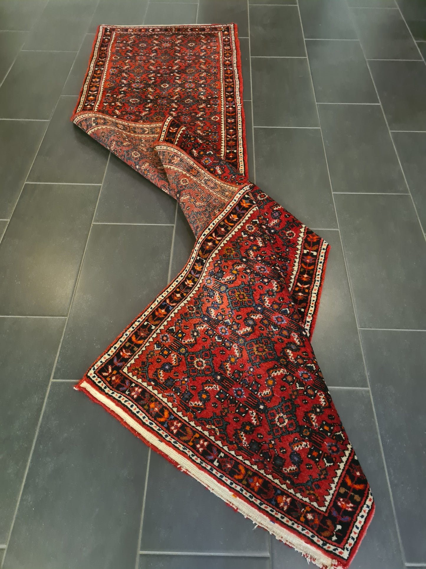 Perserteppich Orientteppich Handgeknüpfter Teppich Malaya 310x80cm