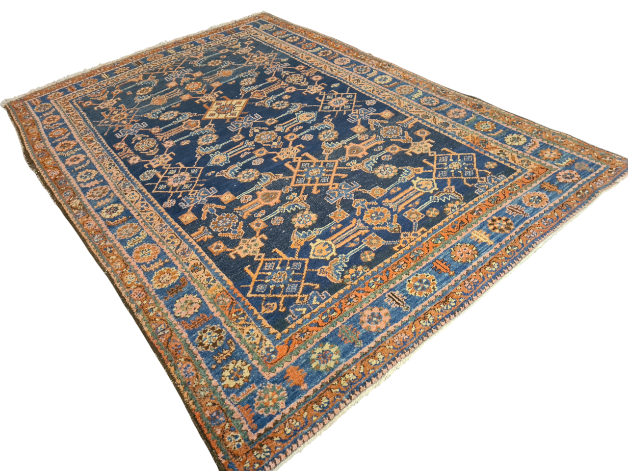 Perserteppich Orientteppich Handgeknüpfter Teppich Heris 205x140cm