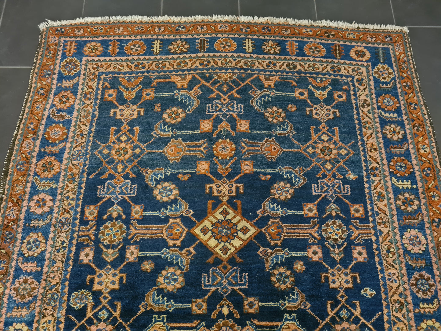 Perserteppich Orientteppich Handgeknüpfter Teppich Heris 205x140cm