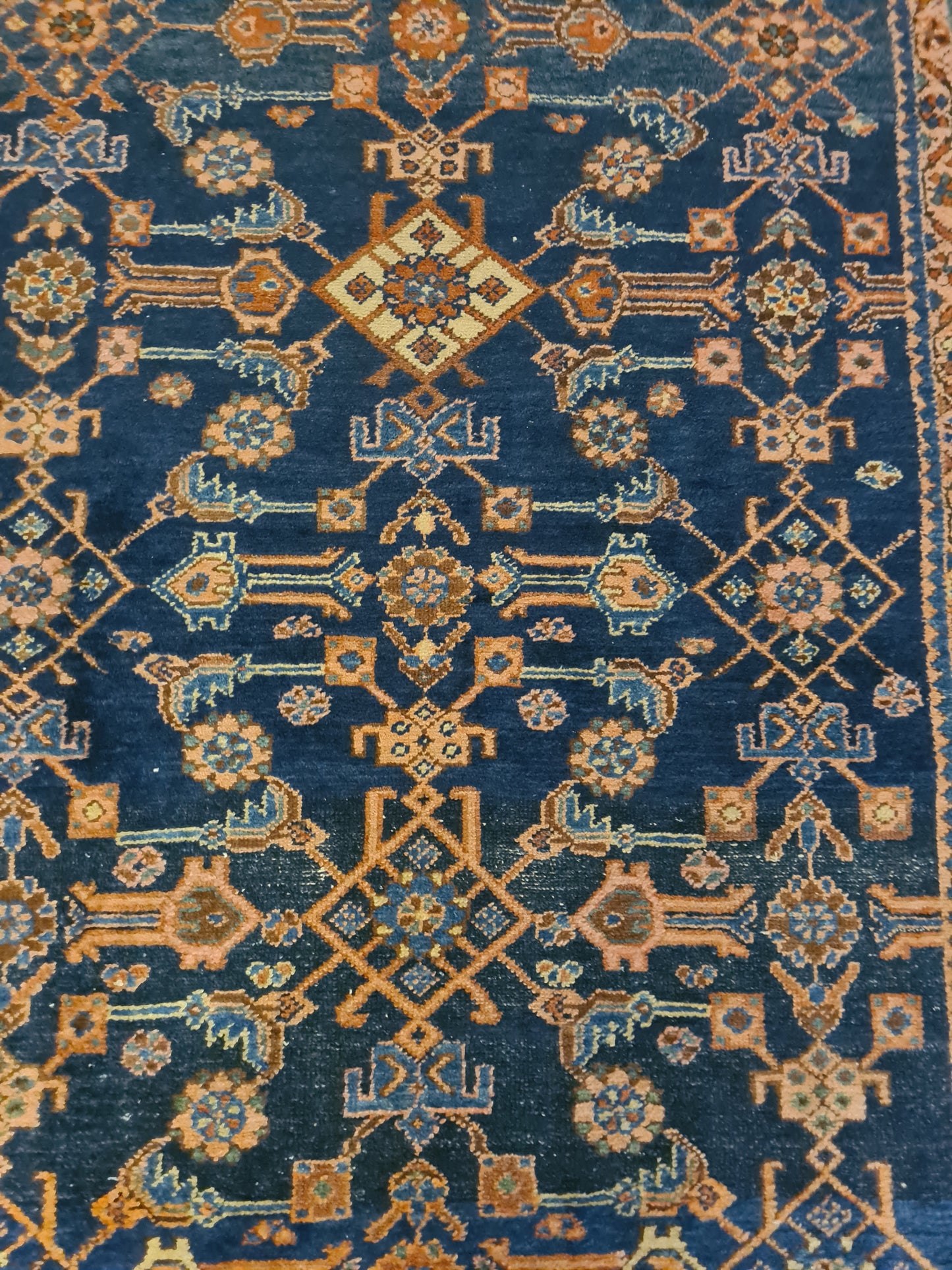 Perserteppich Orientteppich Handgeknüpfter Teppich Heris 205x140cm