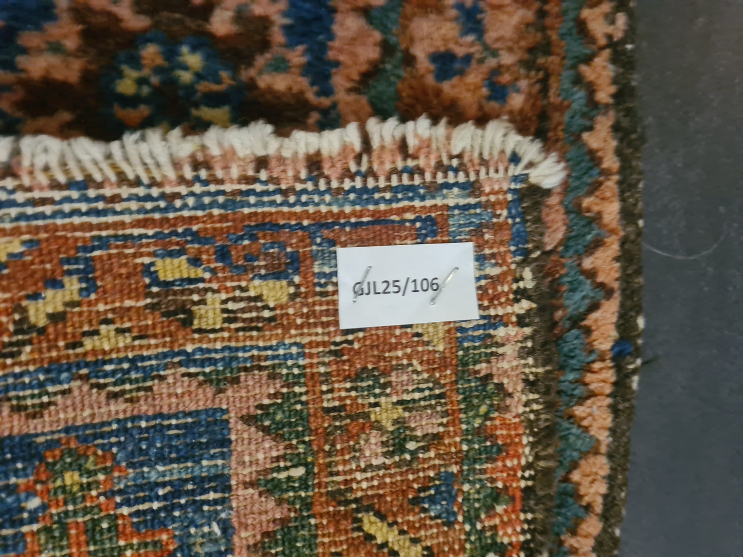 Perserteppich Orientteppich Handgeknüpfter Teppich Heris 205x140cm