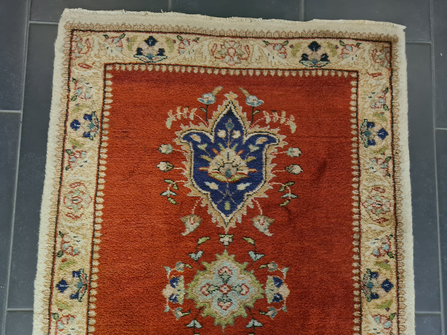 Perserteppich Orientteppich Handgeknüpfter Teppich Täbris 180x80cm