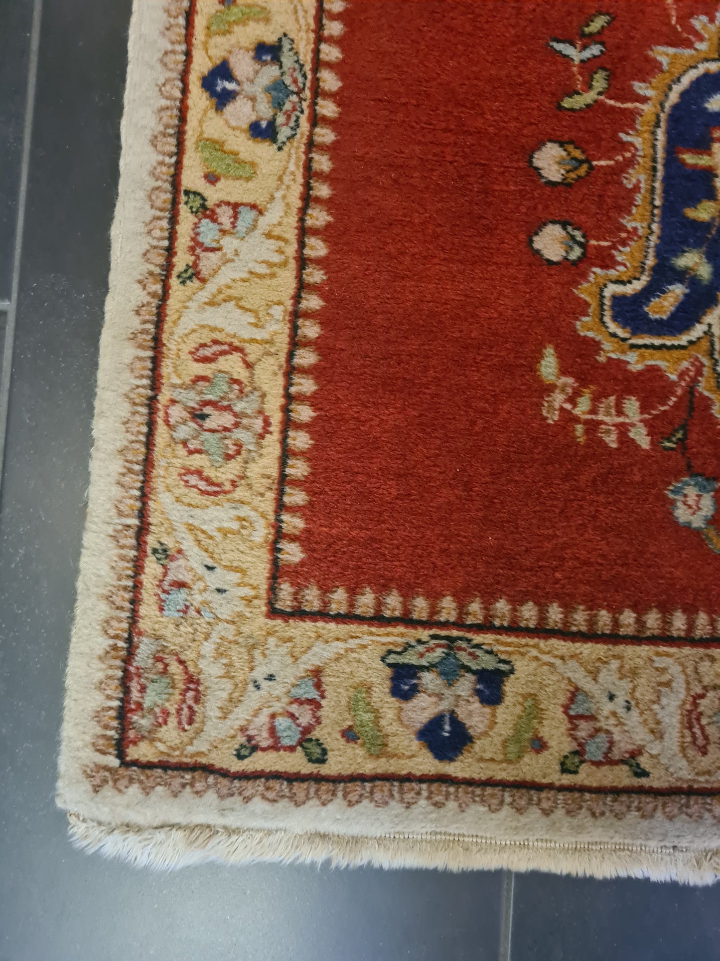 Perserteppich Orientteppich Handgeknüpfter Teppich Täbris 180x80cm