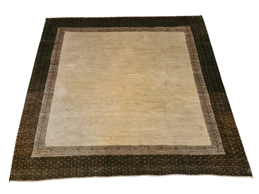 Perserteppich Orientteppich Handgeknüpfter Teppich Gabbeh 200x200cm