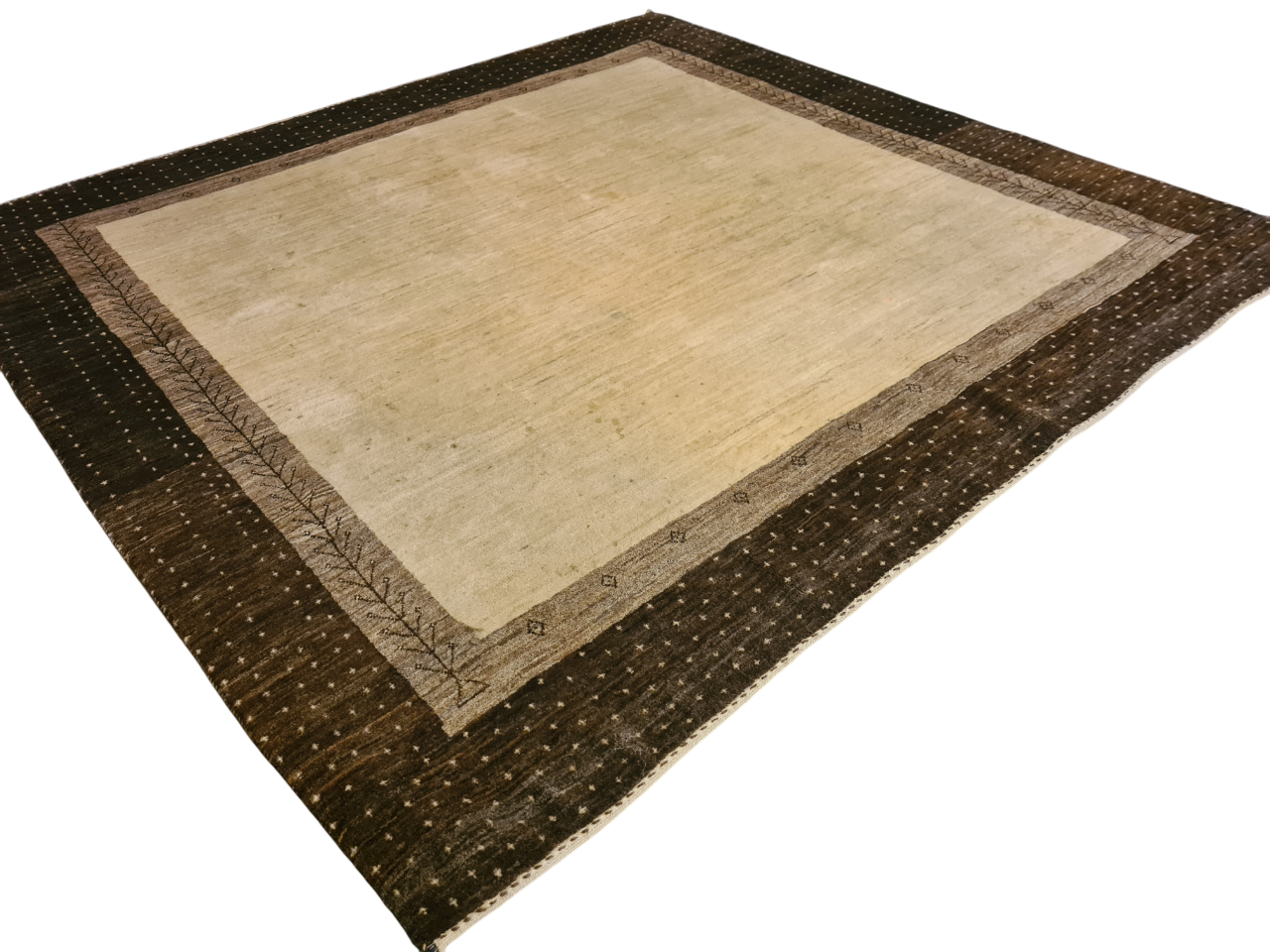 Perserteppich Orientteppich Handgeknüpfter Teppich Gabbeh 200x200cm