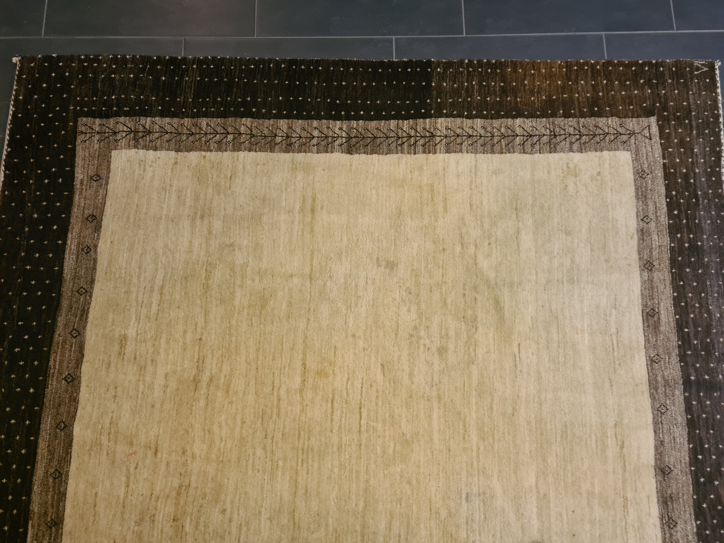 Perserteppich Orientteppich Handgeknüpfter Teppich Gabbeh 200x200cm