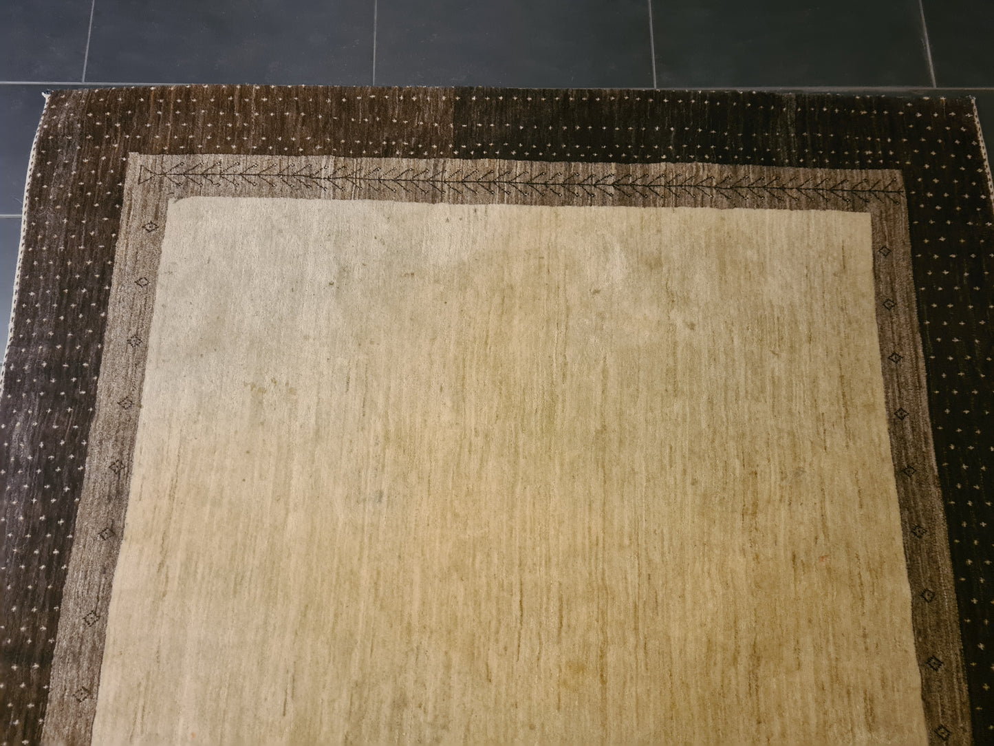 Perserteppich Orientteppich Handgeknüpfter Teppich Gabbeh 200x200cm