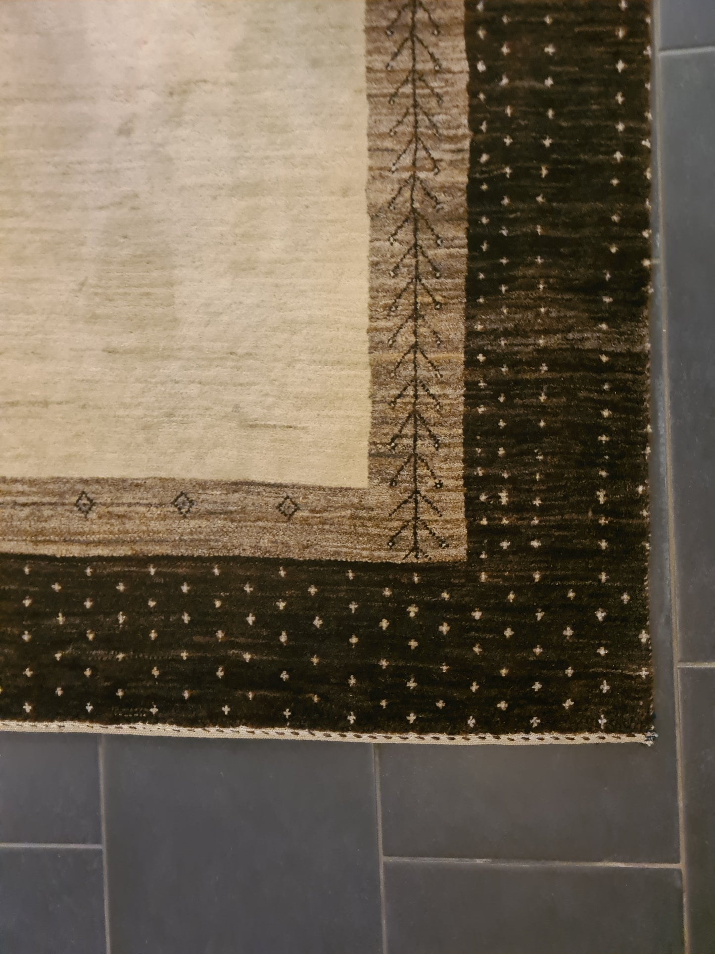 Perserteppich Orientteppich Handgeknüpfter Teppich Gabbeh 200x200cm