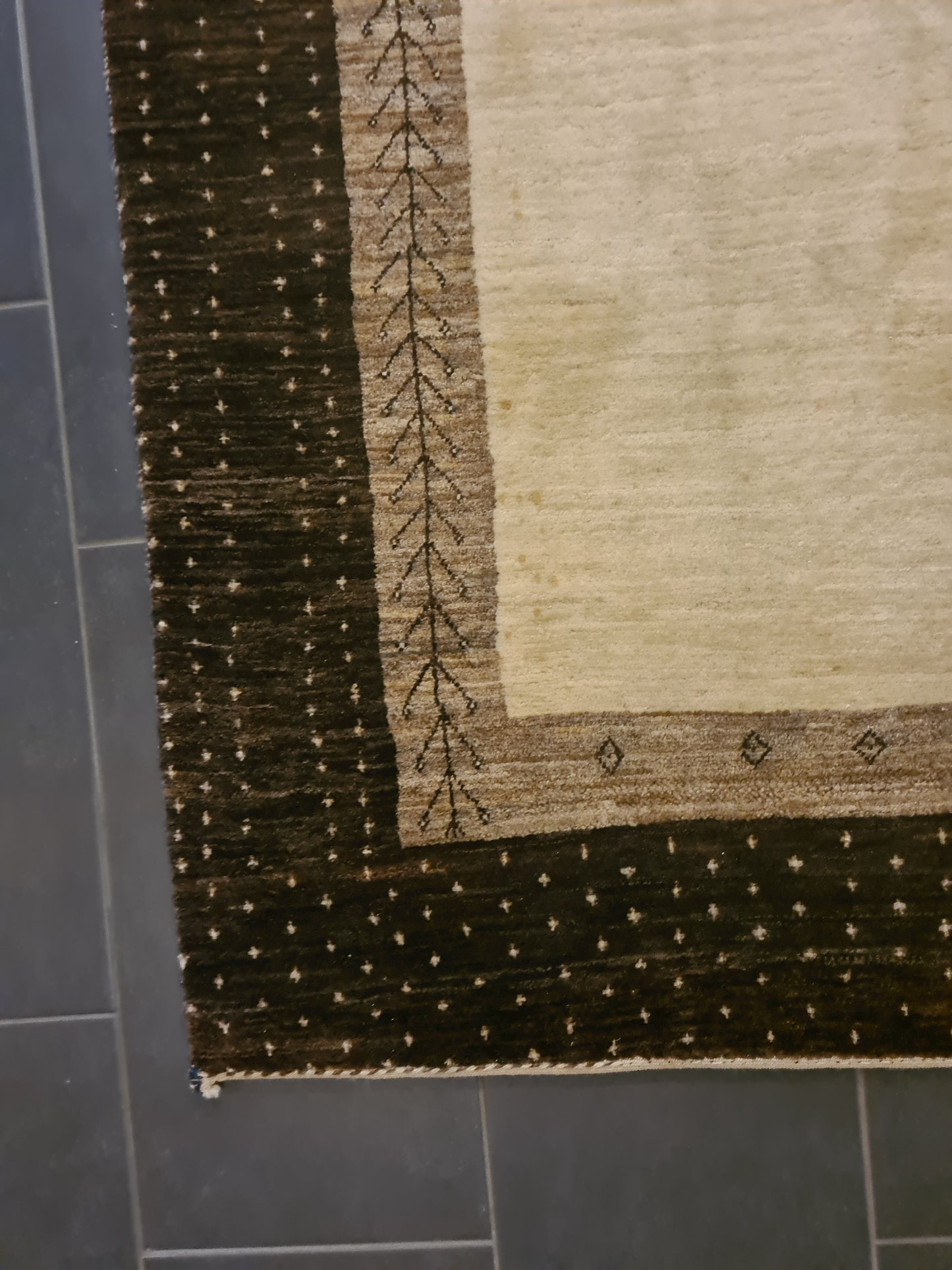 Perserteppich Orientteppich Handgeknüpfter Teppich Gabbeh 200x200cm