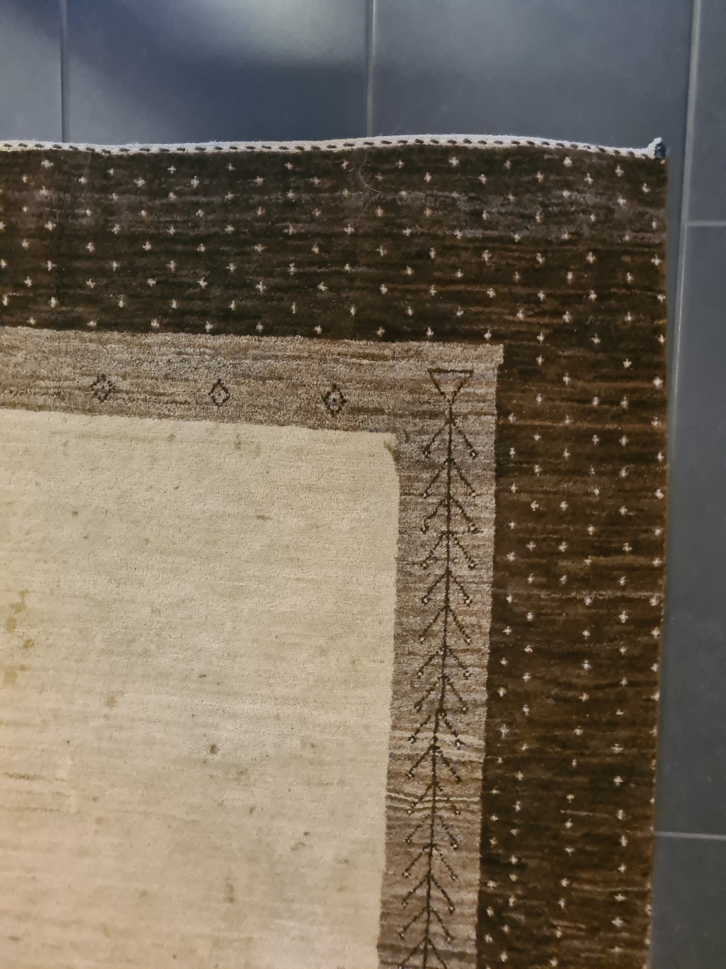 Perserteppich Orientteppich Handgeknüpfter Teppich Gabbeh 200x200cm