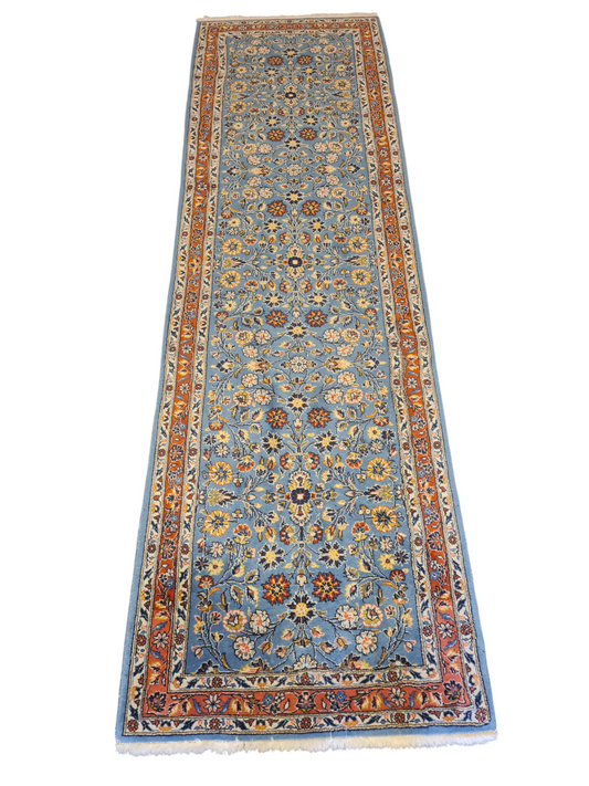 Perserteppich Orientteppich Handgeknüpfter Teppich Sarough 315x95cm