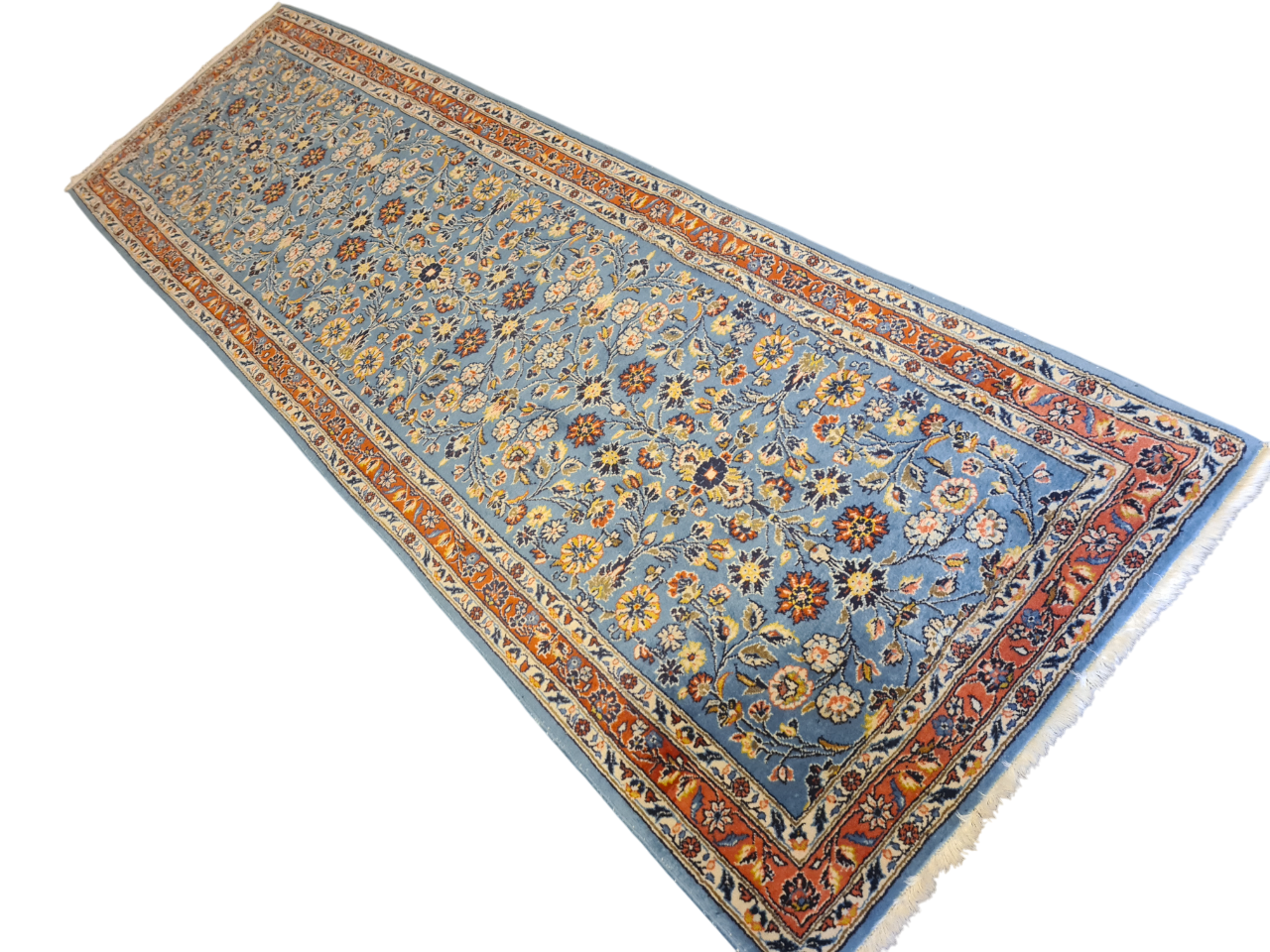 Perserteppich Orientteppich Handgeknüpfter Teppich Sarough 315x95cm