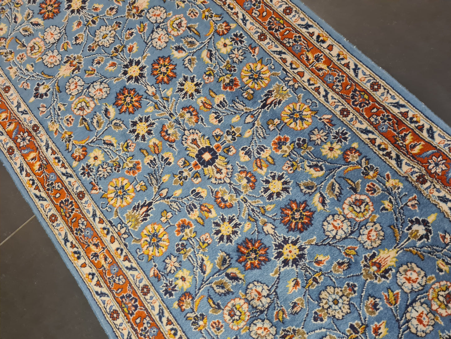 Perserteppich Orientteppich Handgeknüpfter Teppich Sarough 315x95cm