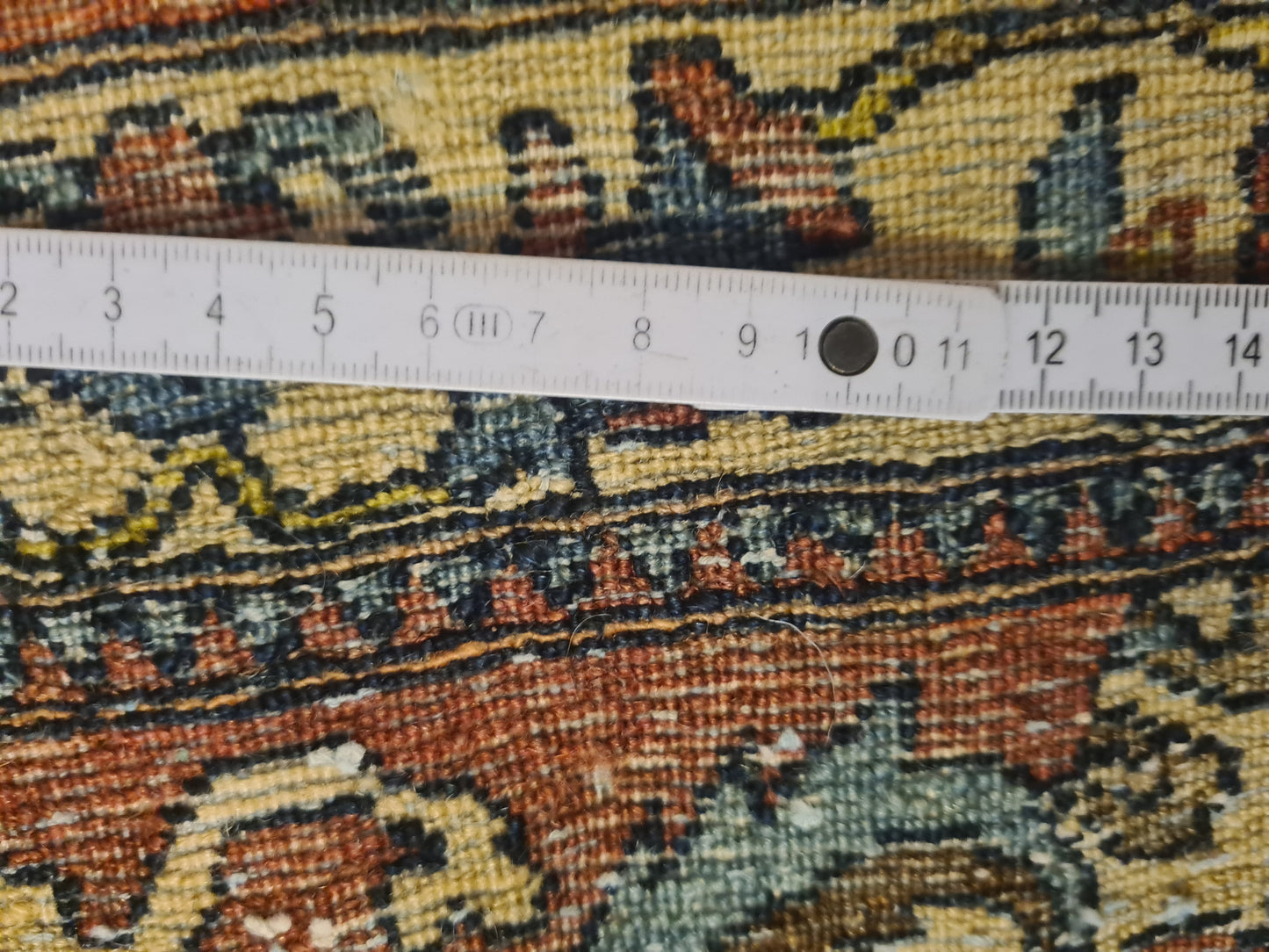 Perserteppich Orientteppich Handgeknüpfter Teppich Isfahan 205x135cm