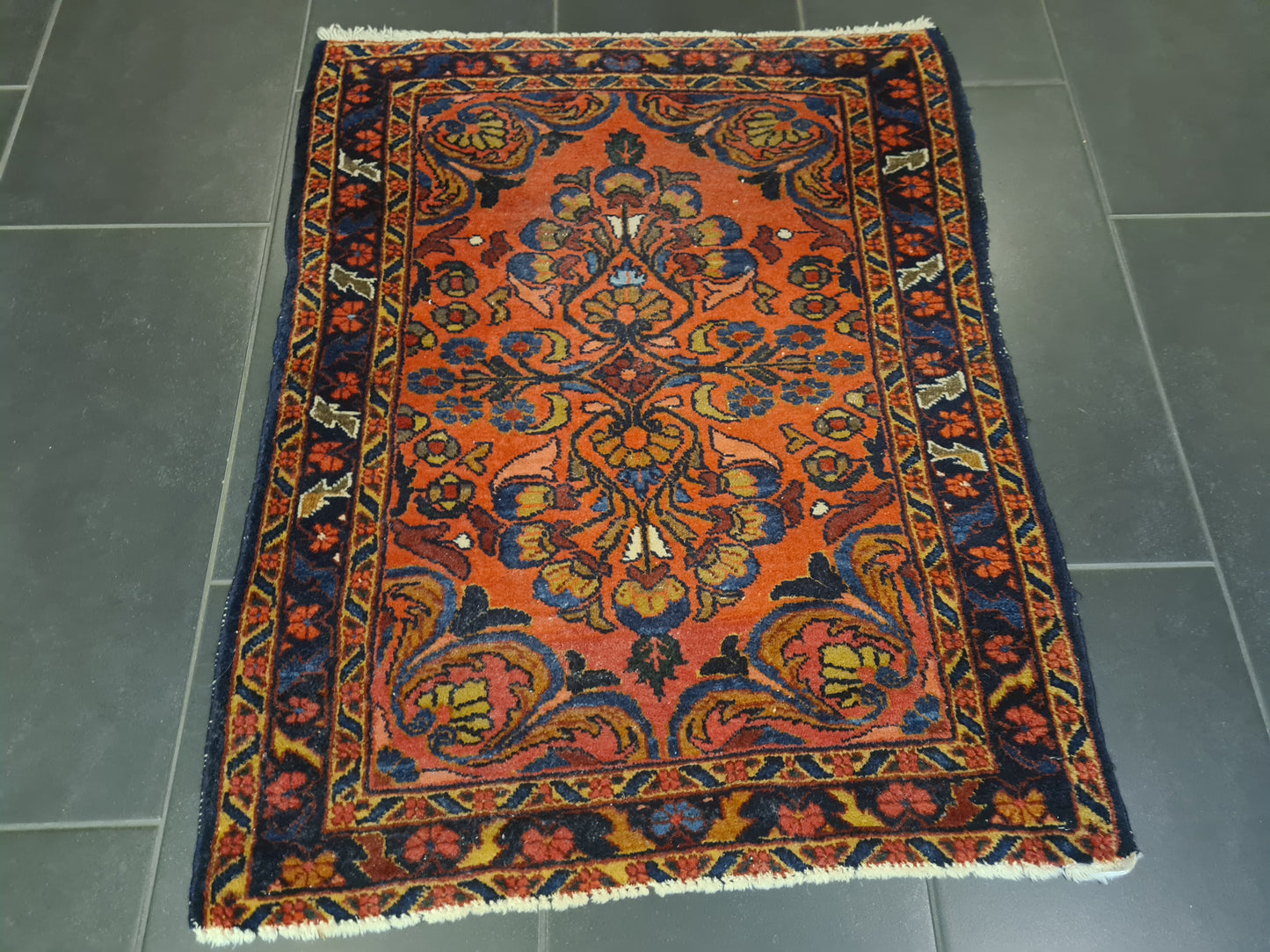 Perserteppich Orientteppich Handgeknüpfter Teppich Lillian 95x75cm