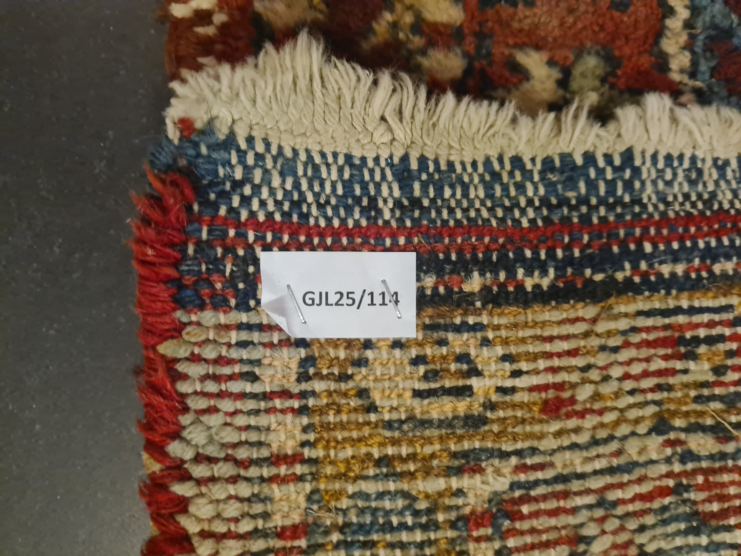 Perserteppich Orientteppich Handgeknüpfter Teppich Heris 305x105cm