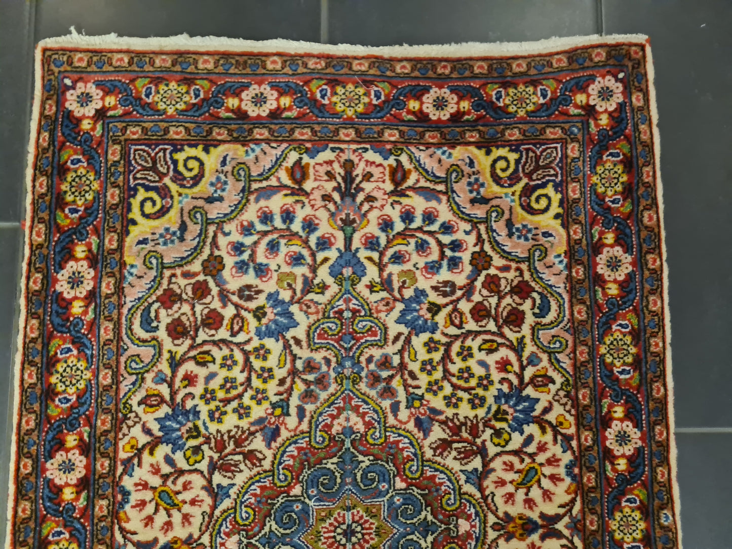 Perserteppich Orientteppich Handgeknüpfter Teppich Sarough 100x65cm