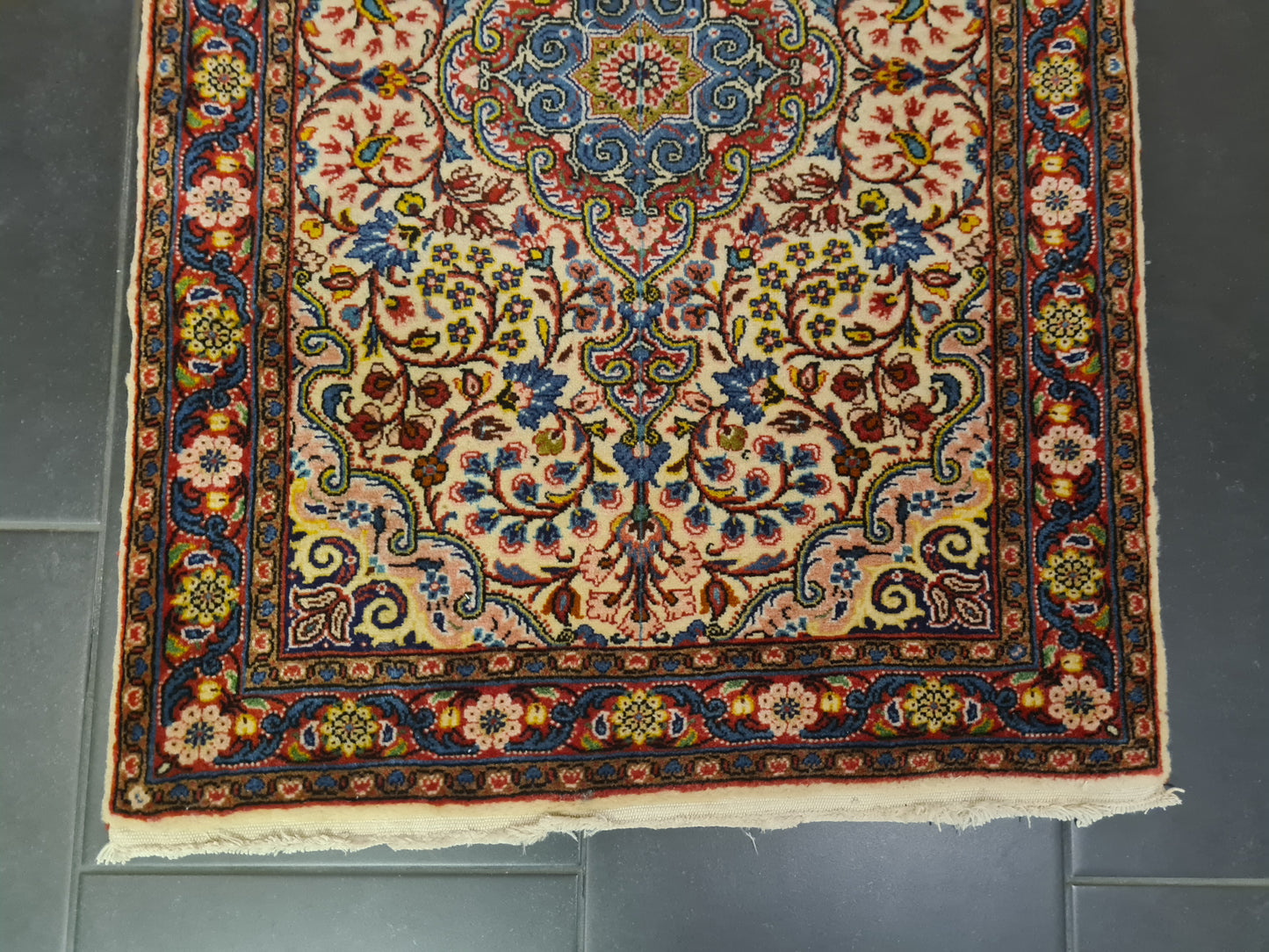 Perserteppich Orientteppich Handgeknüpfter Teppich Sarough 100x65cm