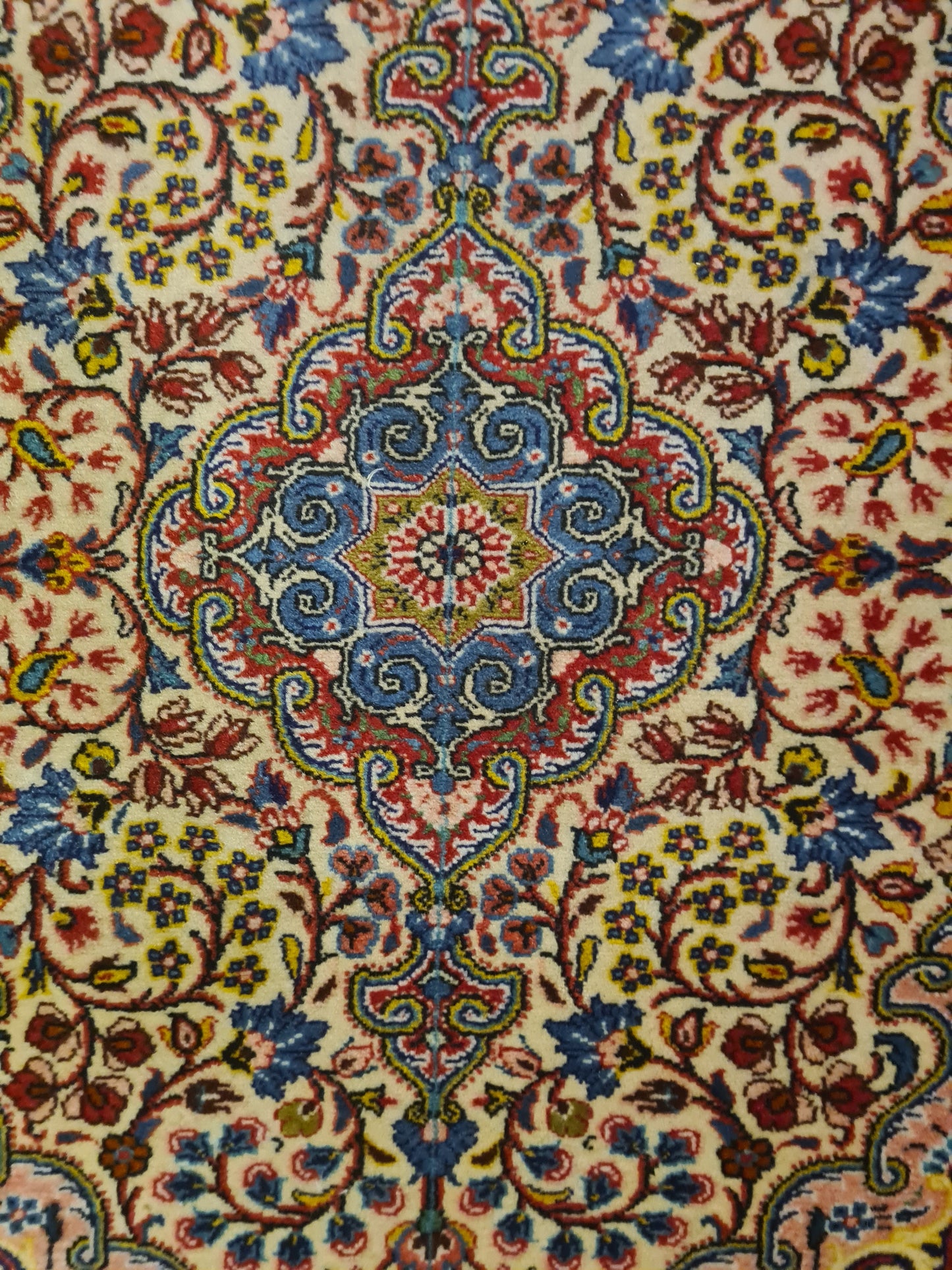 Perserteppich Orientteppich Handgeknüpfter Teppich Sarough 100x65cm