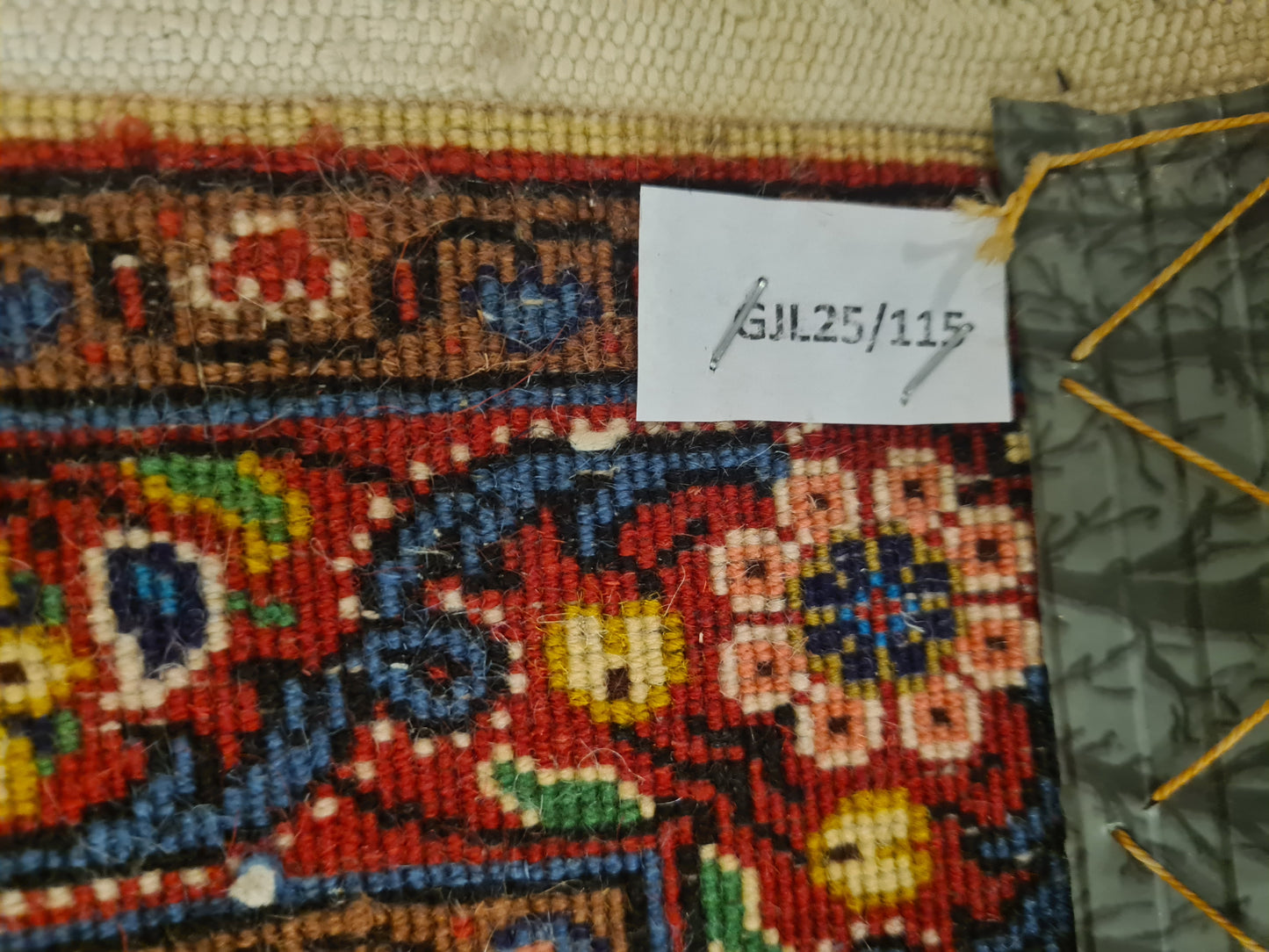 Perserteppich Orientteppich Handgeknüpfter Teppich Sarough 100x65cm