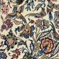 Isfahan Teppich Korkwolle Seide florales Medaillon feine Knüpfung