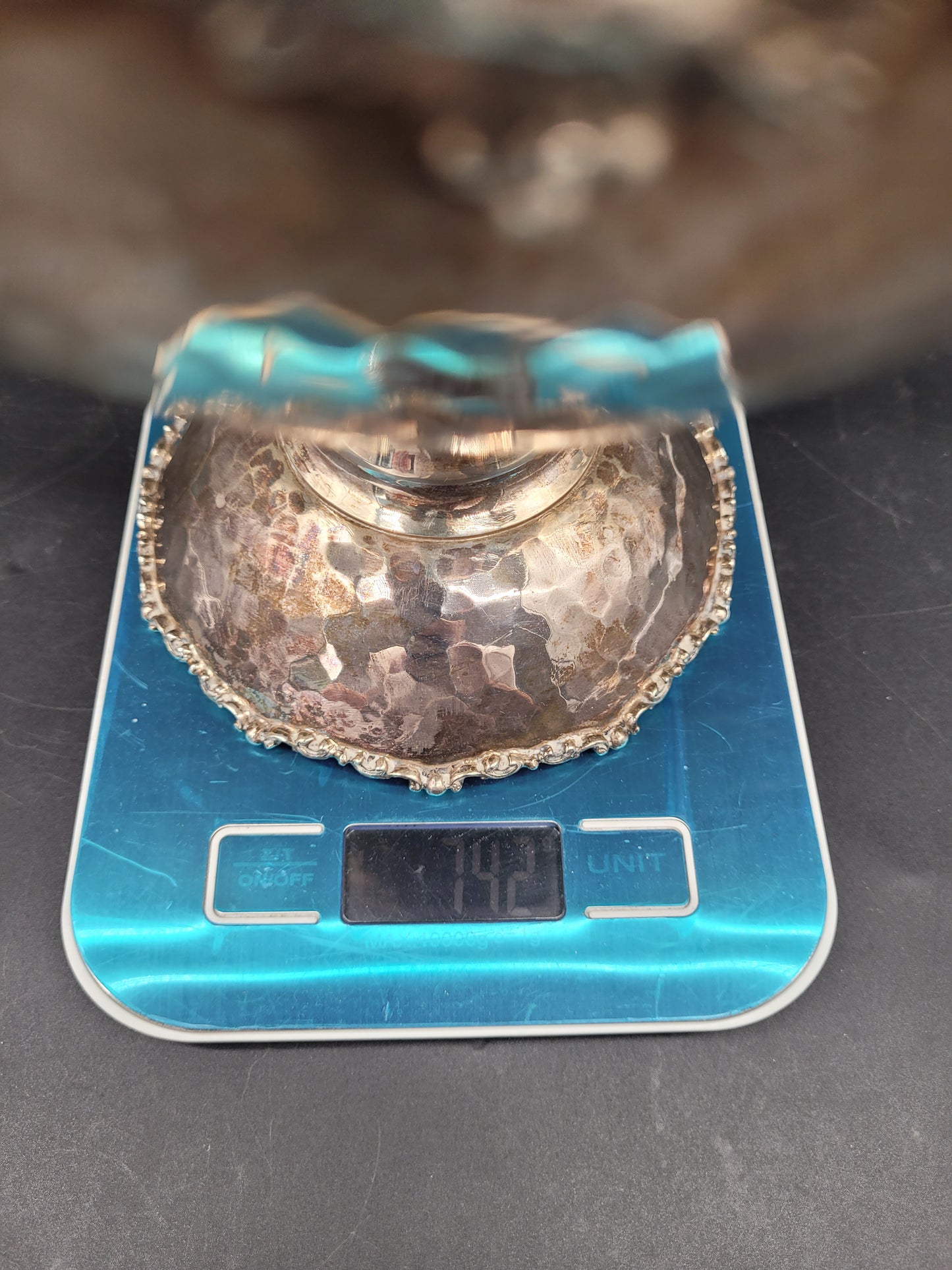 Schale Sterling Silber 925er Viktorianischer Stil Obstschale 742g